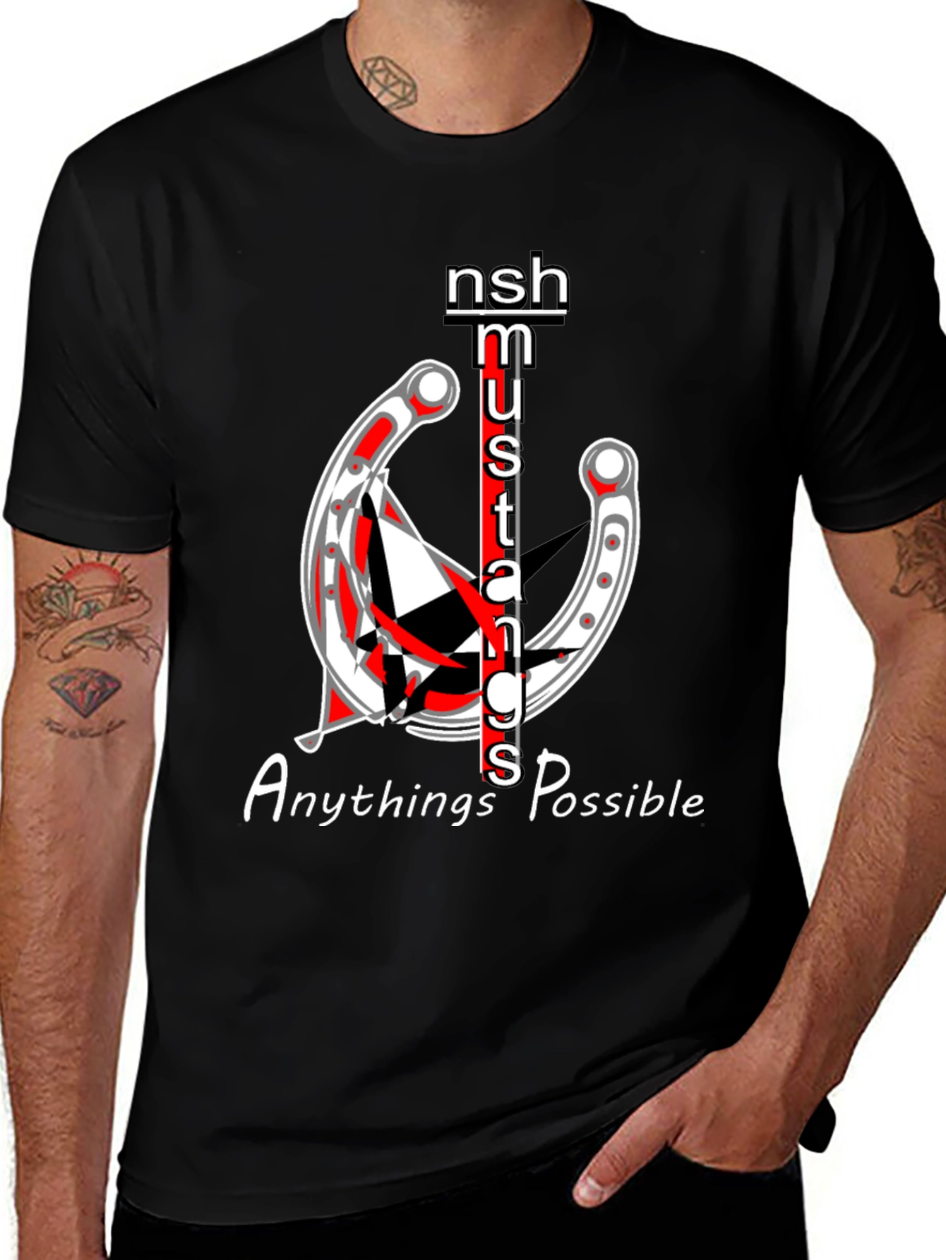 Variant 26 of NSH Mustangs Anything's Possible Graphic Tee