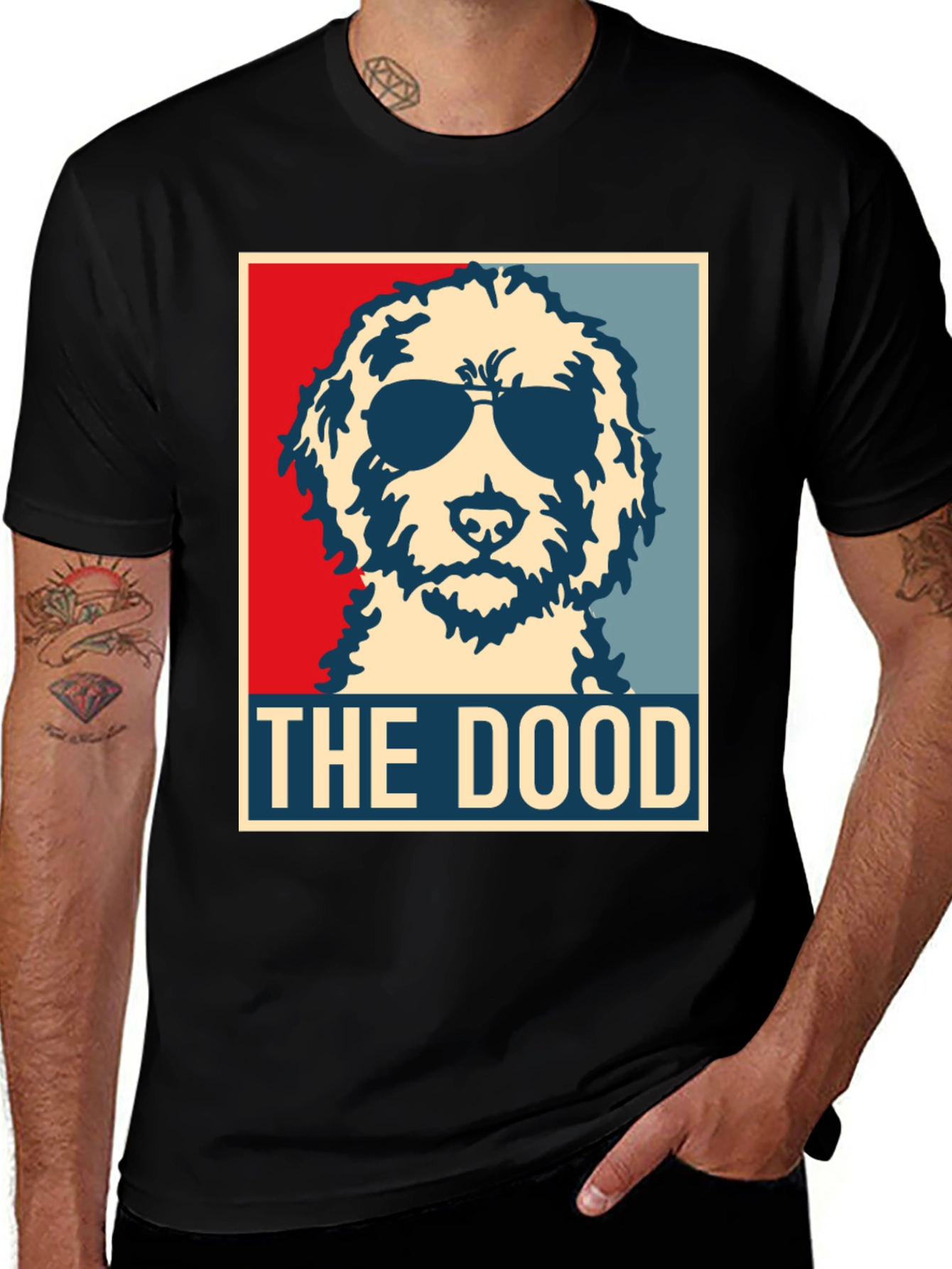 Variant 3 of The Dood T-Shirt: Cool Dog Graphic Tee