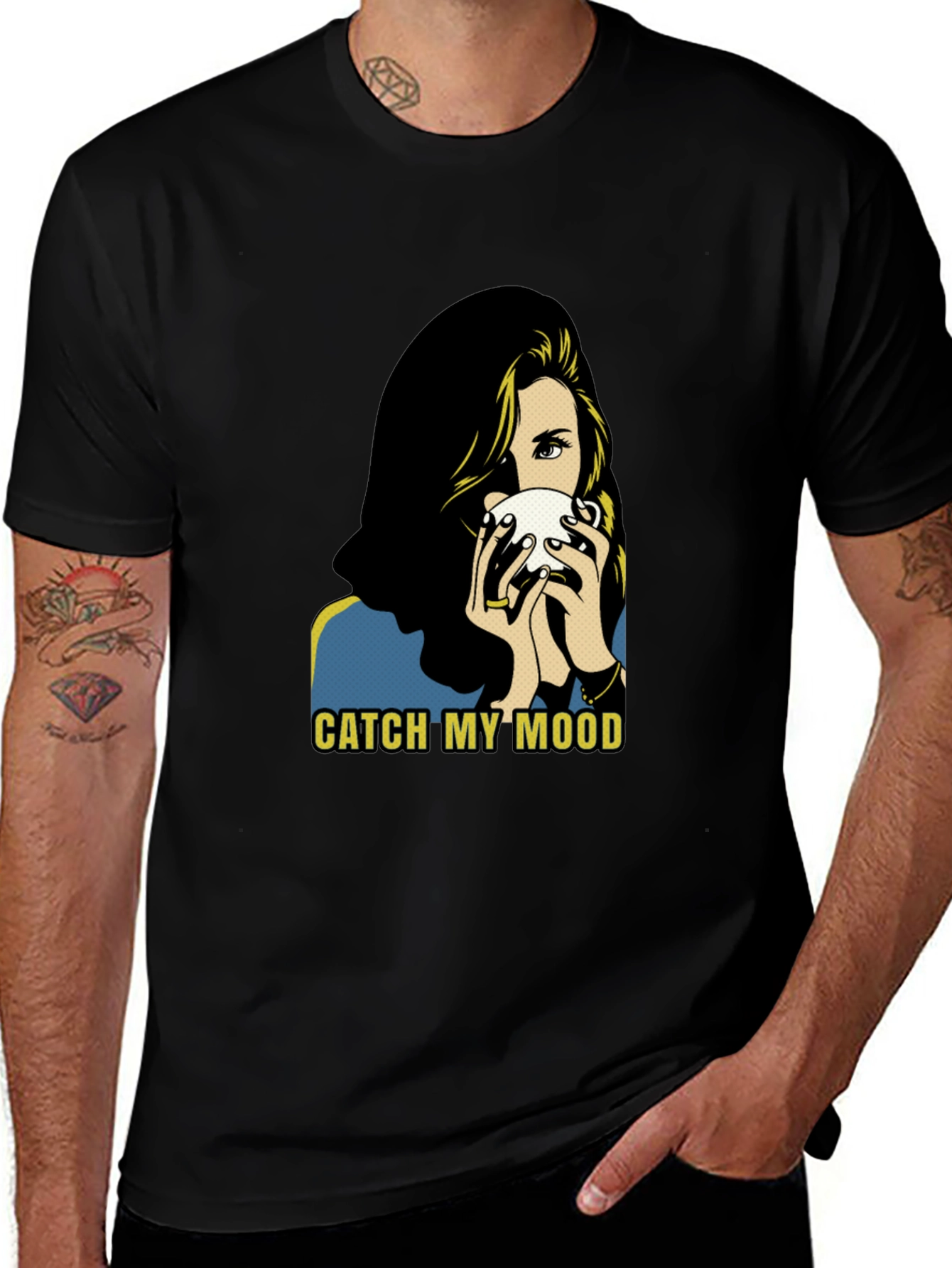 Variant 23 of Catch My Mood Graphic T-Shirt