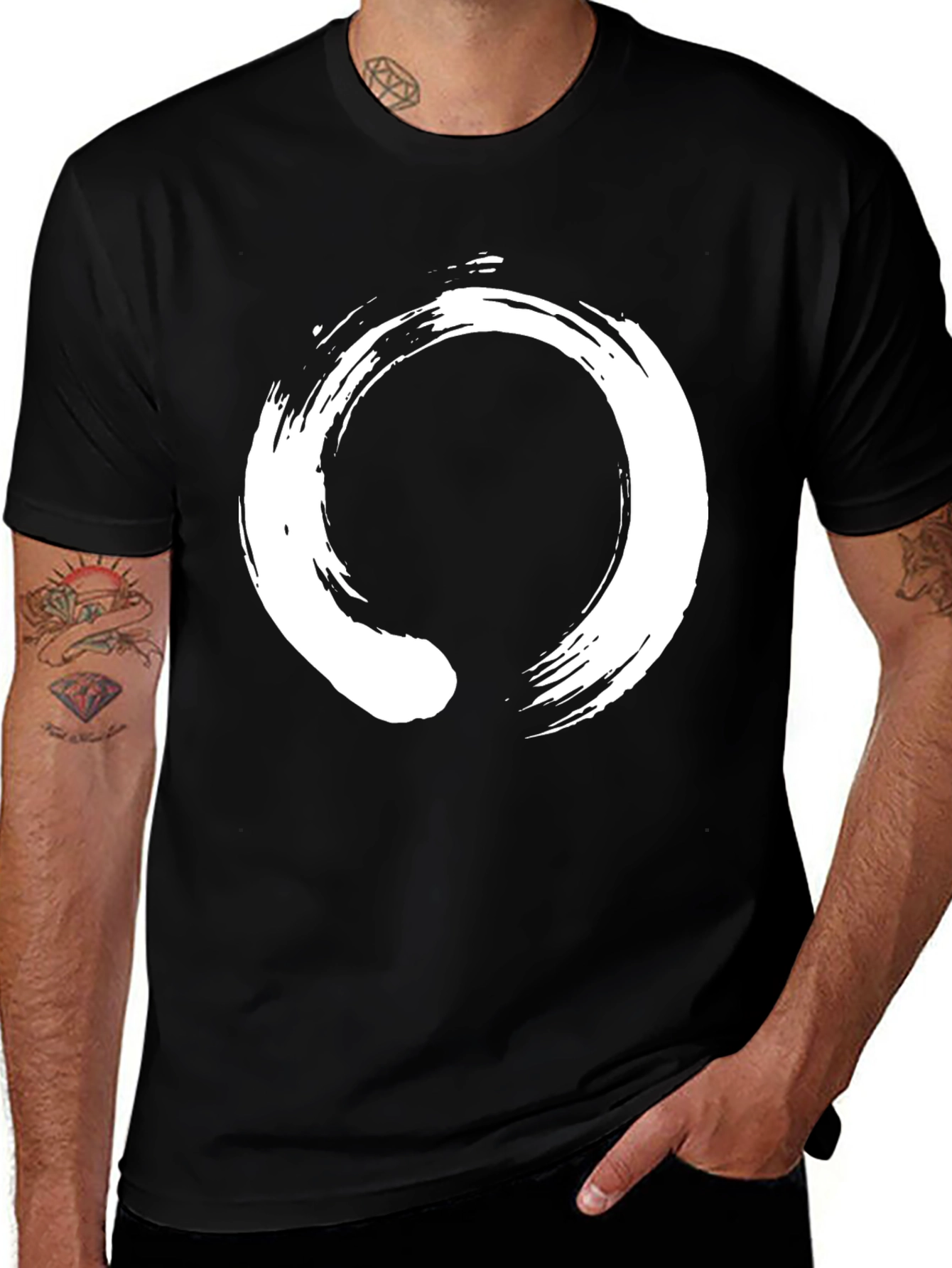 Enso Circle T-Shirt - Zen Symbol