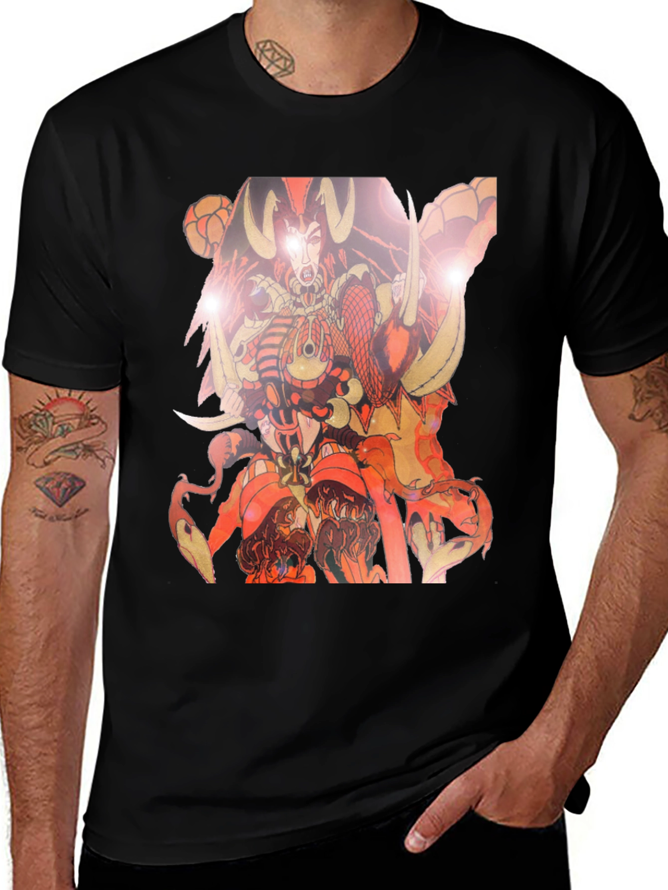 Variant 6 of Graphic Print T-Shirt - Bold Fantasy Art