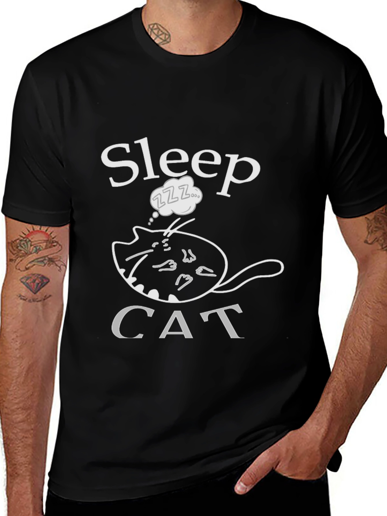 Variant 6 of Sleep Cat T-Shirt - Cozy and Comfy Tee