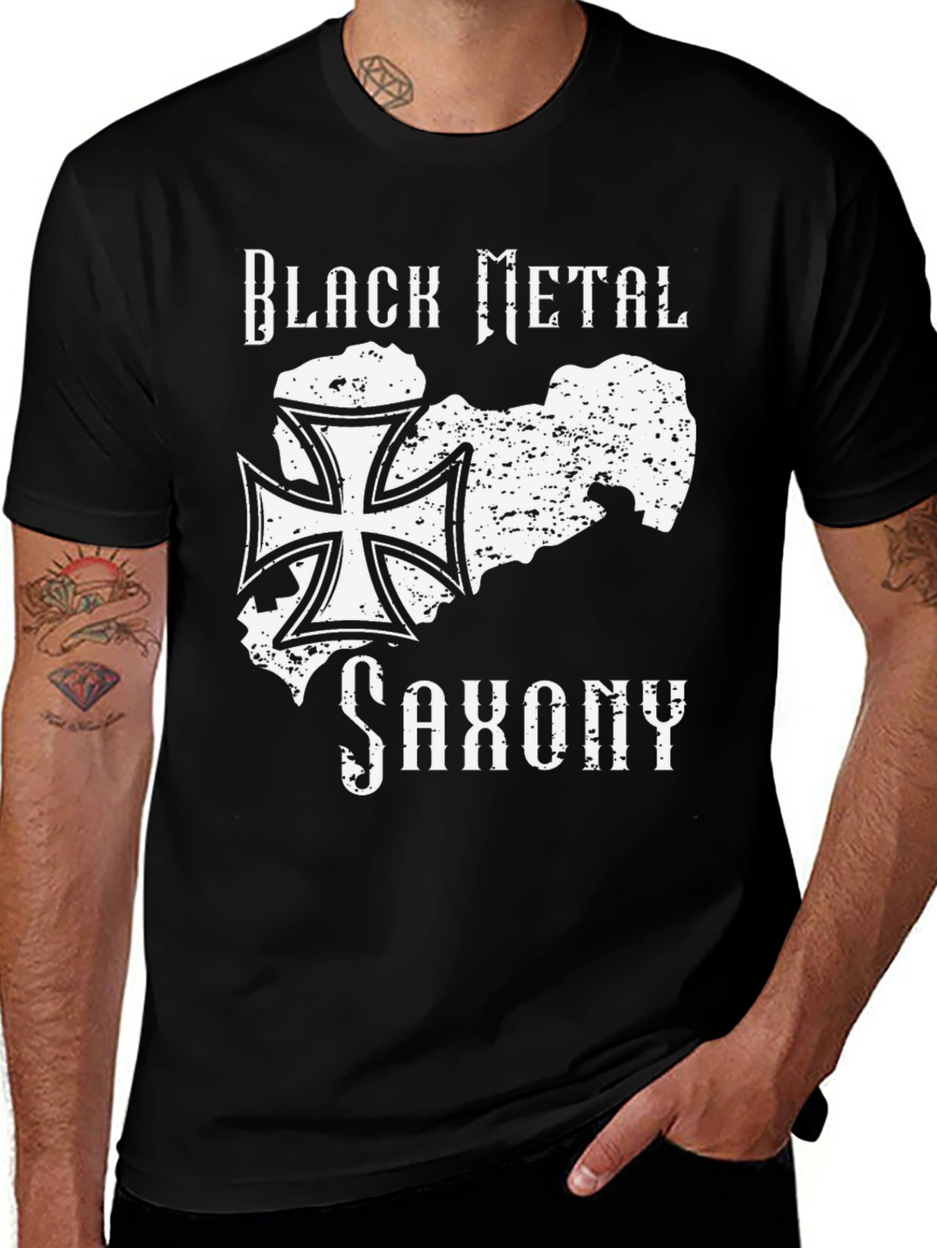 Variant 16 of Black Metal Saxony T-Shirt