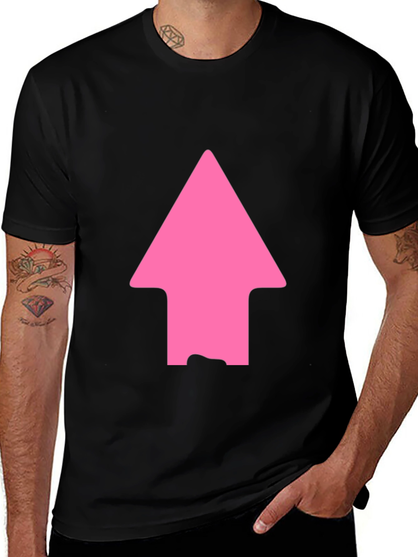 Variant 13 of Pink Arrow T-Shirt - Stylish Direction