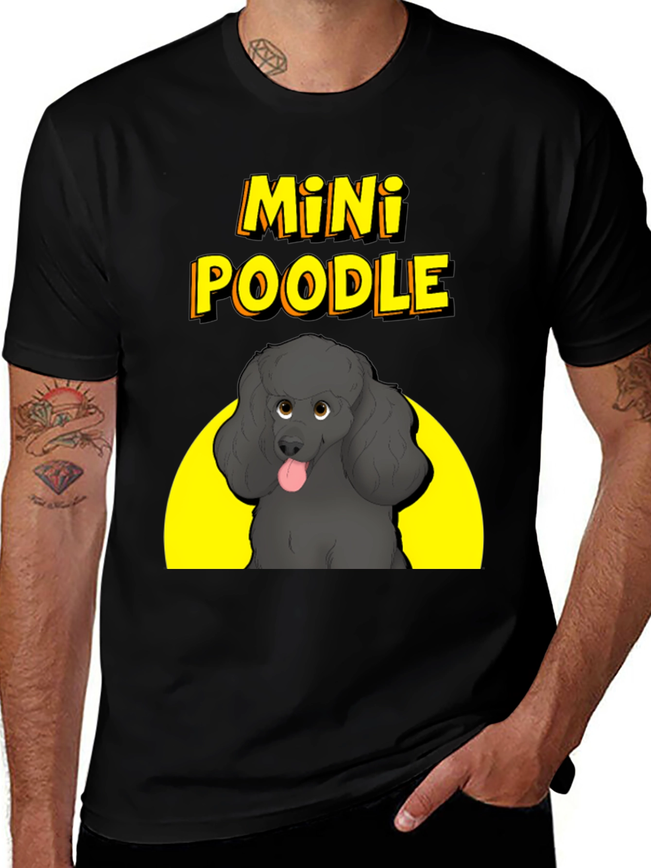 Variant 18 of Mini Poodle T-Shirt - Unique Graphic Tee for Dog Lovers