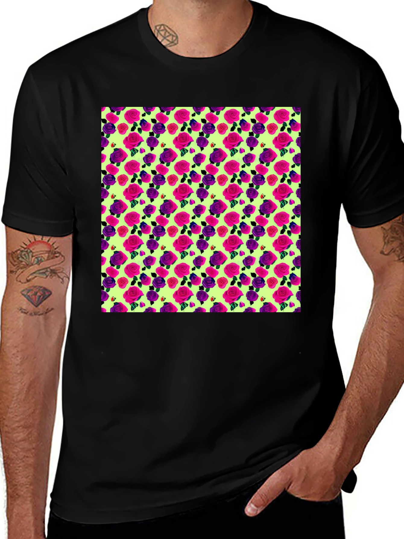 Variant 19 of Floral Roses T-Shirt