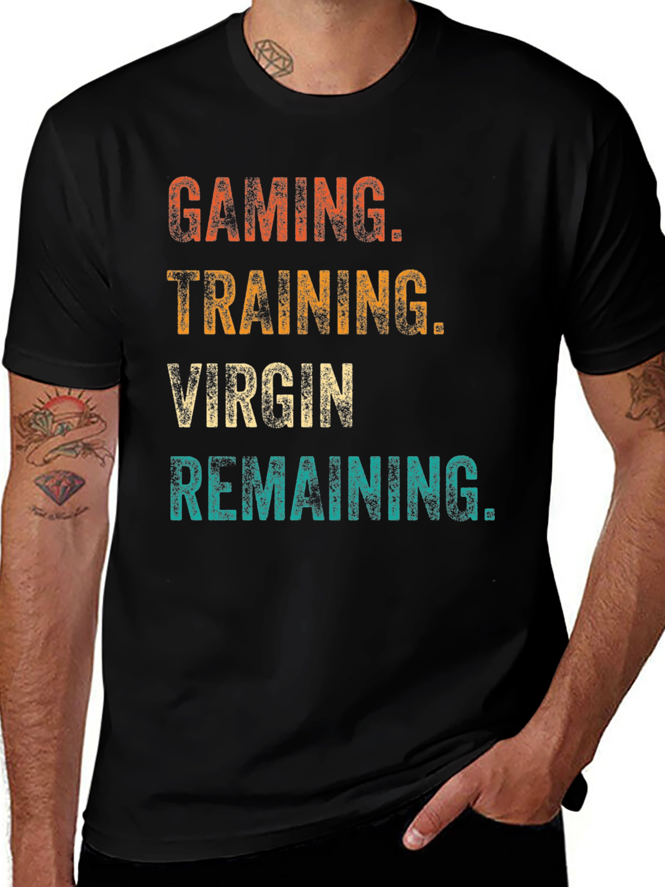 Variant 22 of Gaming Training Virgin Remaining T-Shirt
