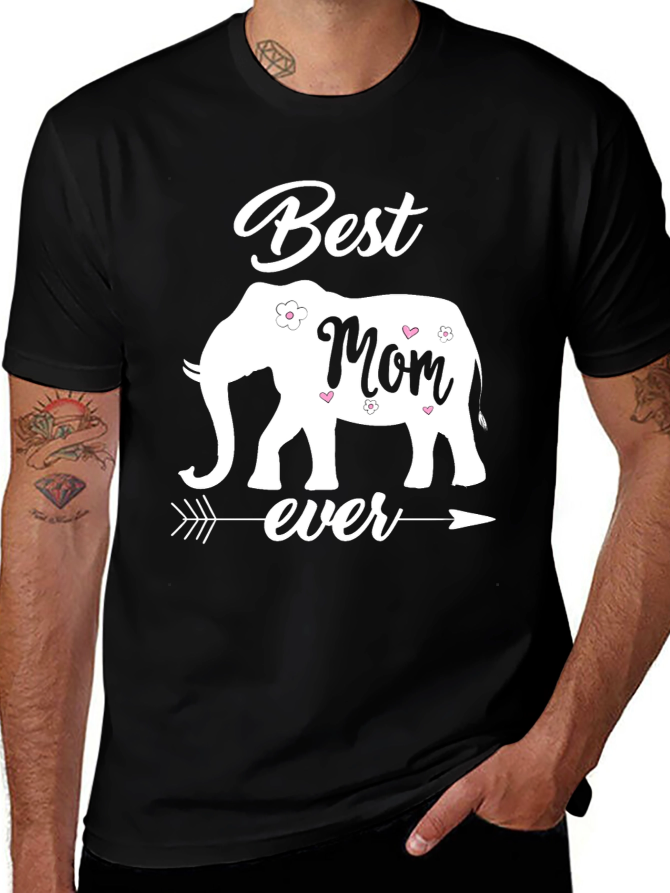Variant 20 of Best Mom Ever Elephant T-Shirt