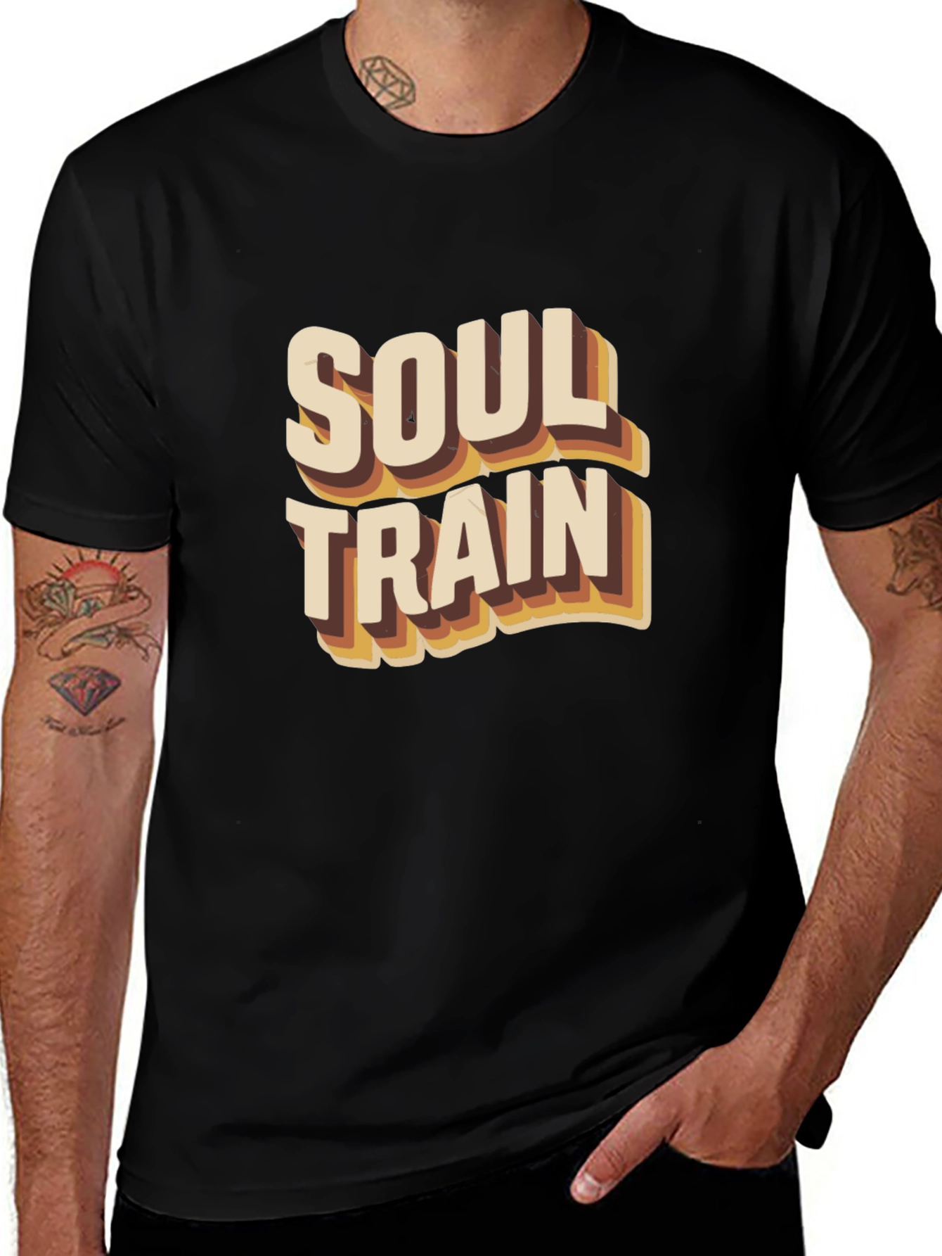 Variant 5 of Soul Train Retro Graphic T-Shirt