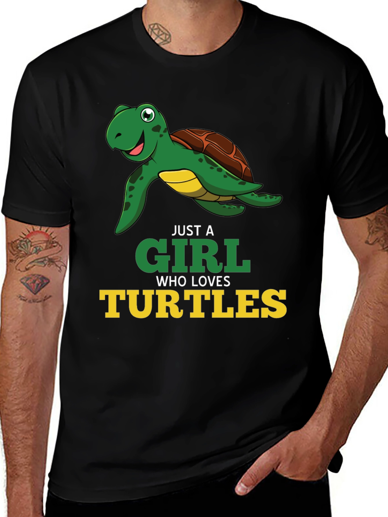 Just A Girl Who Loves Turtles T-Shirt