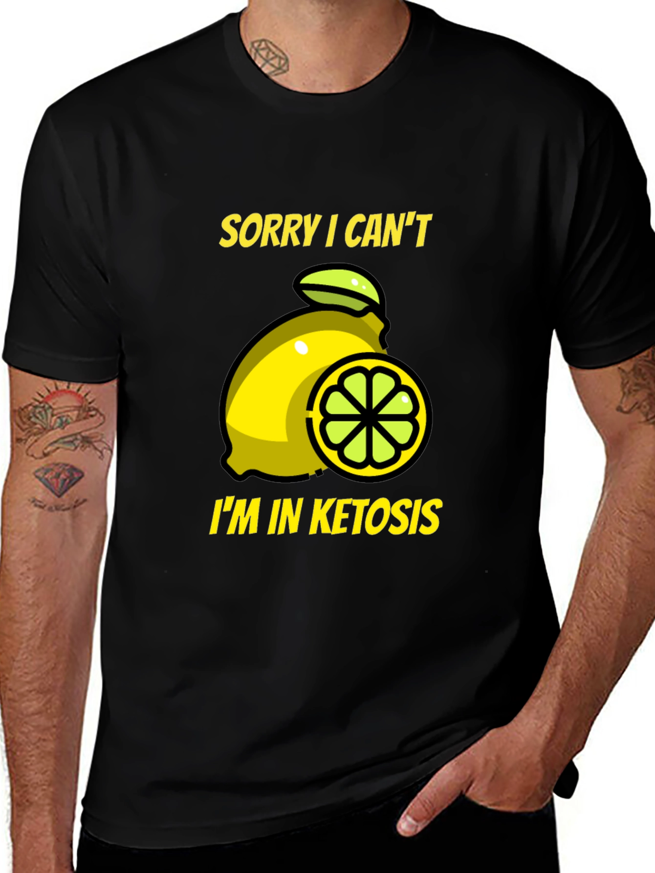 Sorry I Can't Lemon Keto Diet T-Shirt