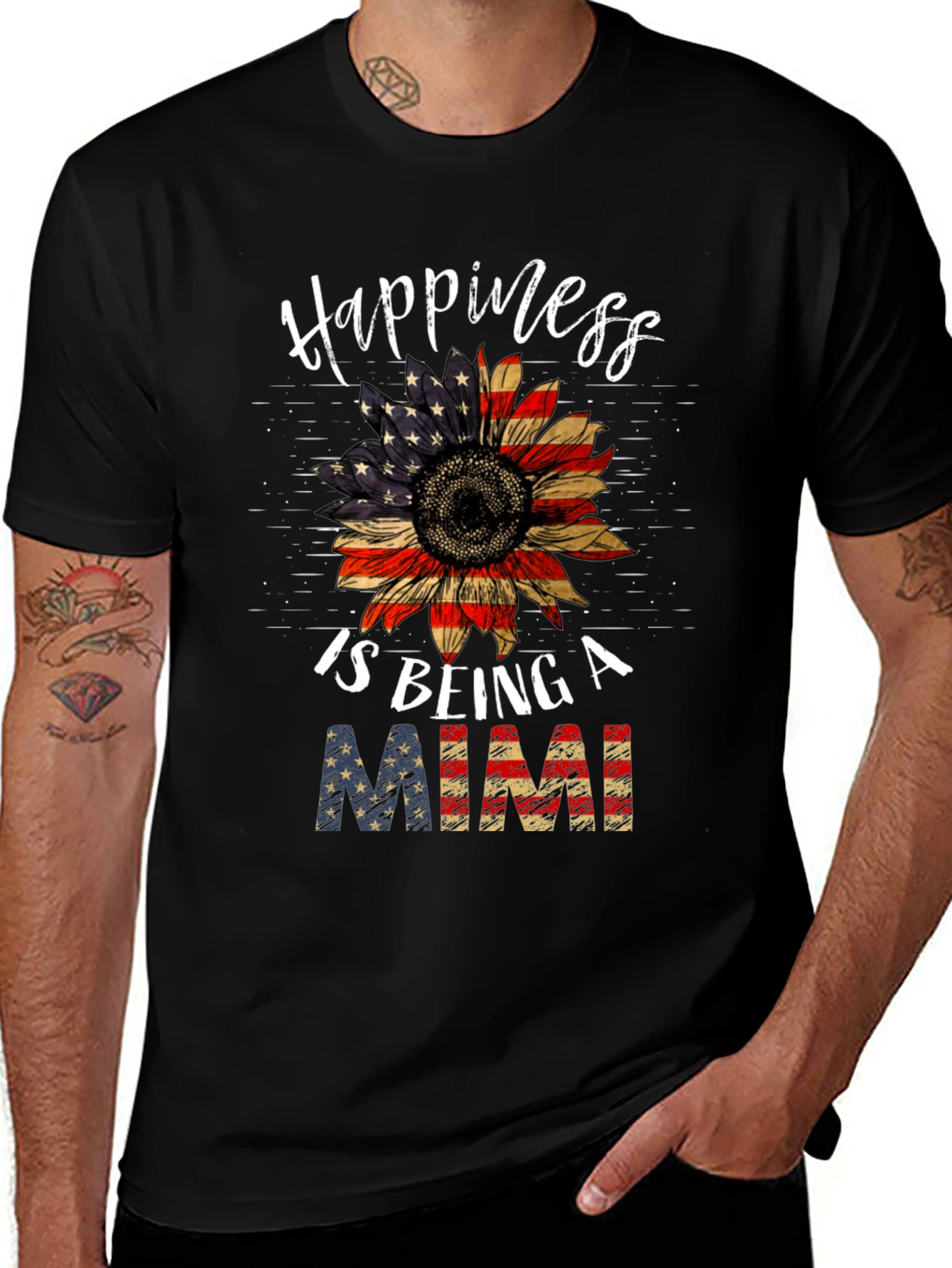 Happiness is Being a Mimi Patriotic T-Shirt
