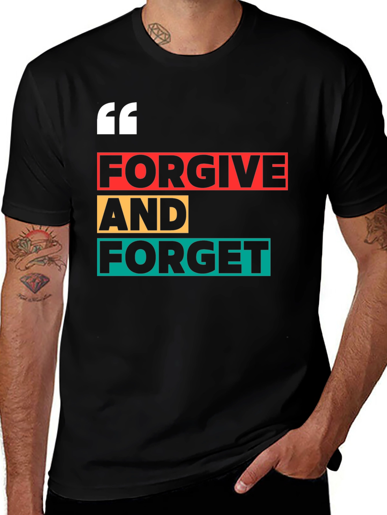 Variant 5 of Forgive and Forget Graphic Tee - Stylish Comfort