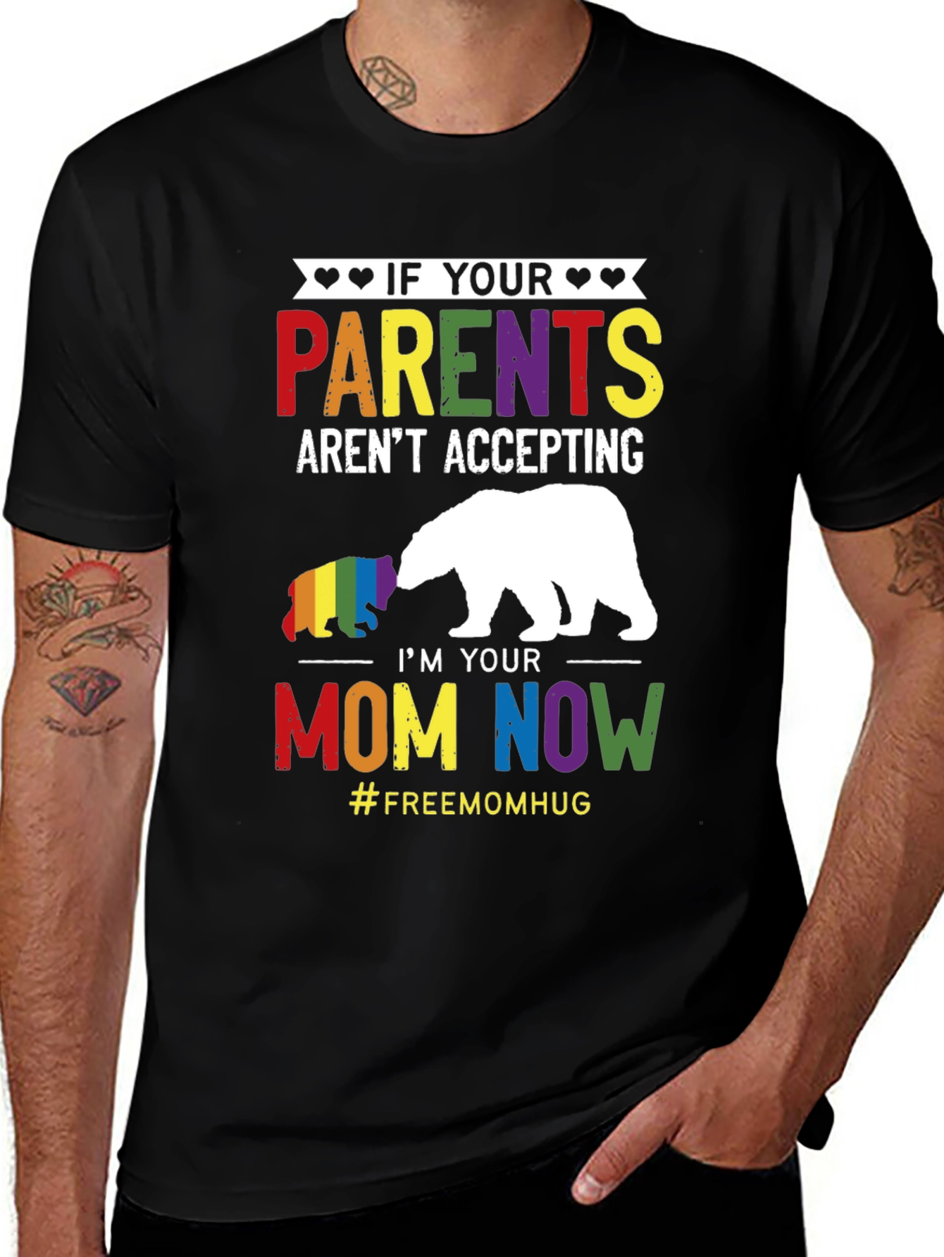 LGBT Pride 'I'm Your Mom Now' Graphic T-Shirt