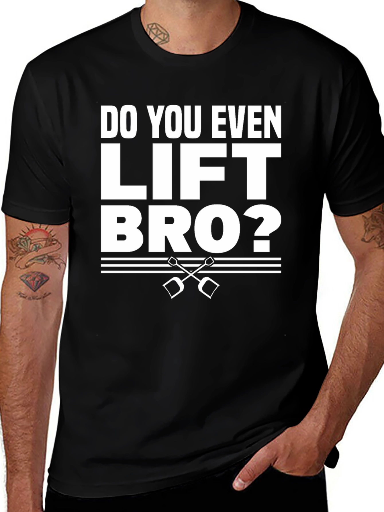 Variant 29 of Do You Even Lift Bro? Funny Gym Workout T-Shirt