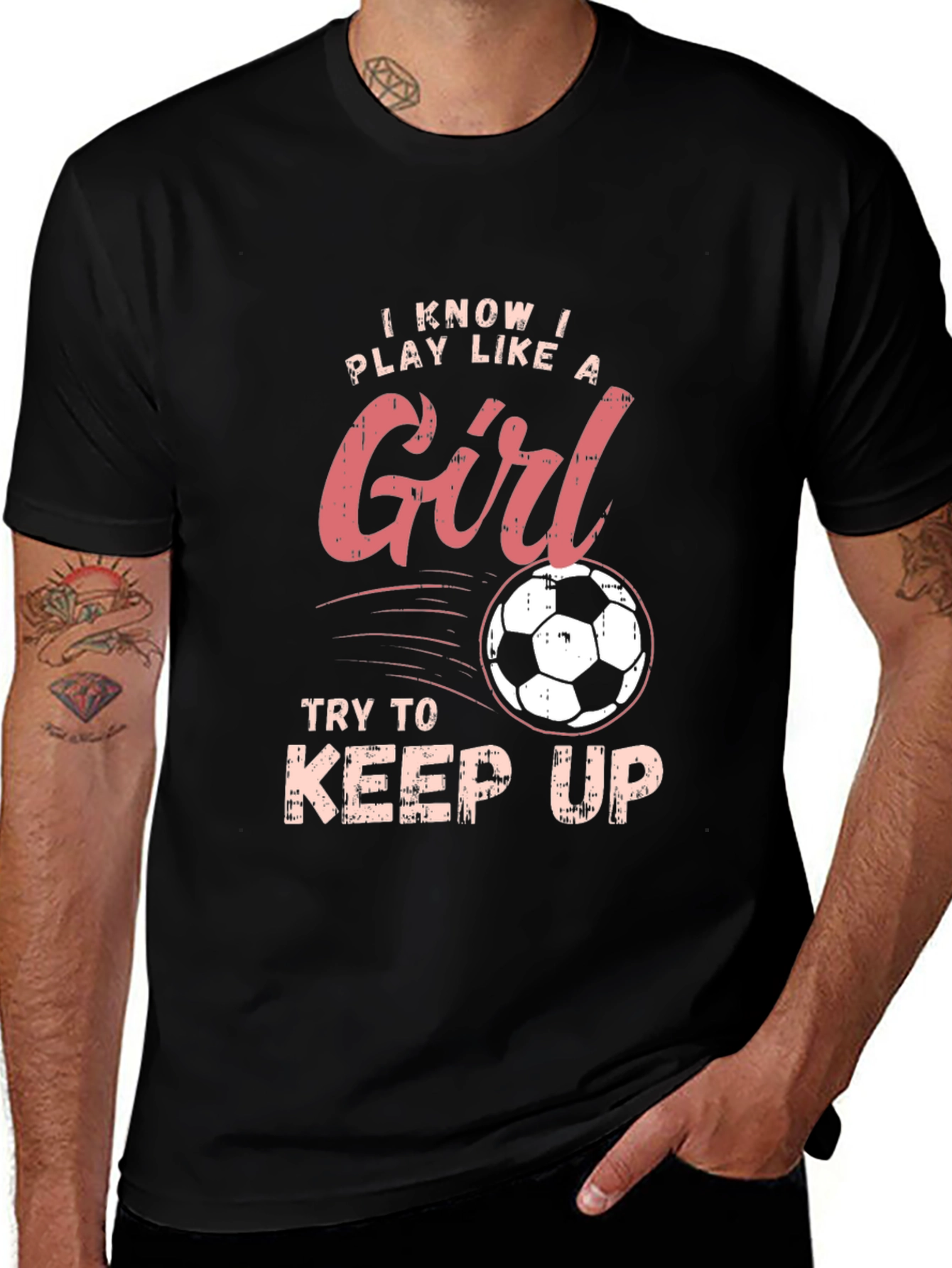 Variant 29 of I Know I Play Like a Girl Soccer T-Shirt