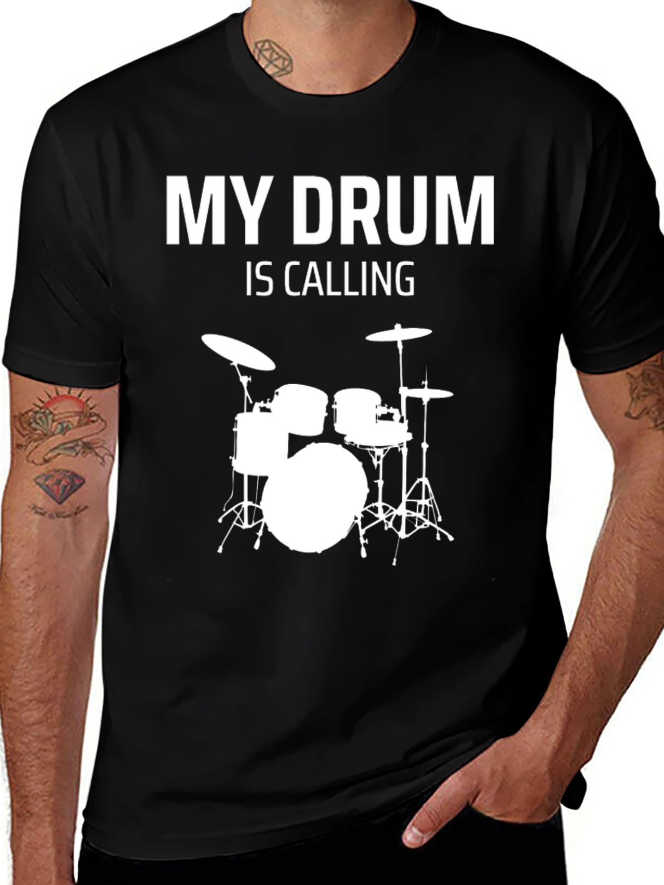 Variant 10 of My Drum is Calling Graphic T-Shirt