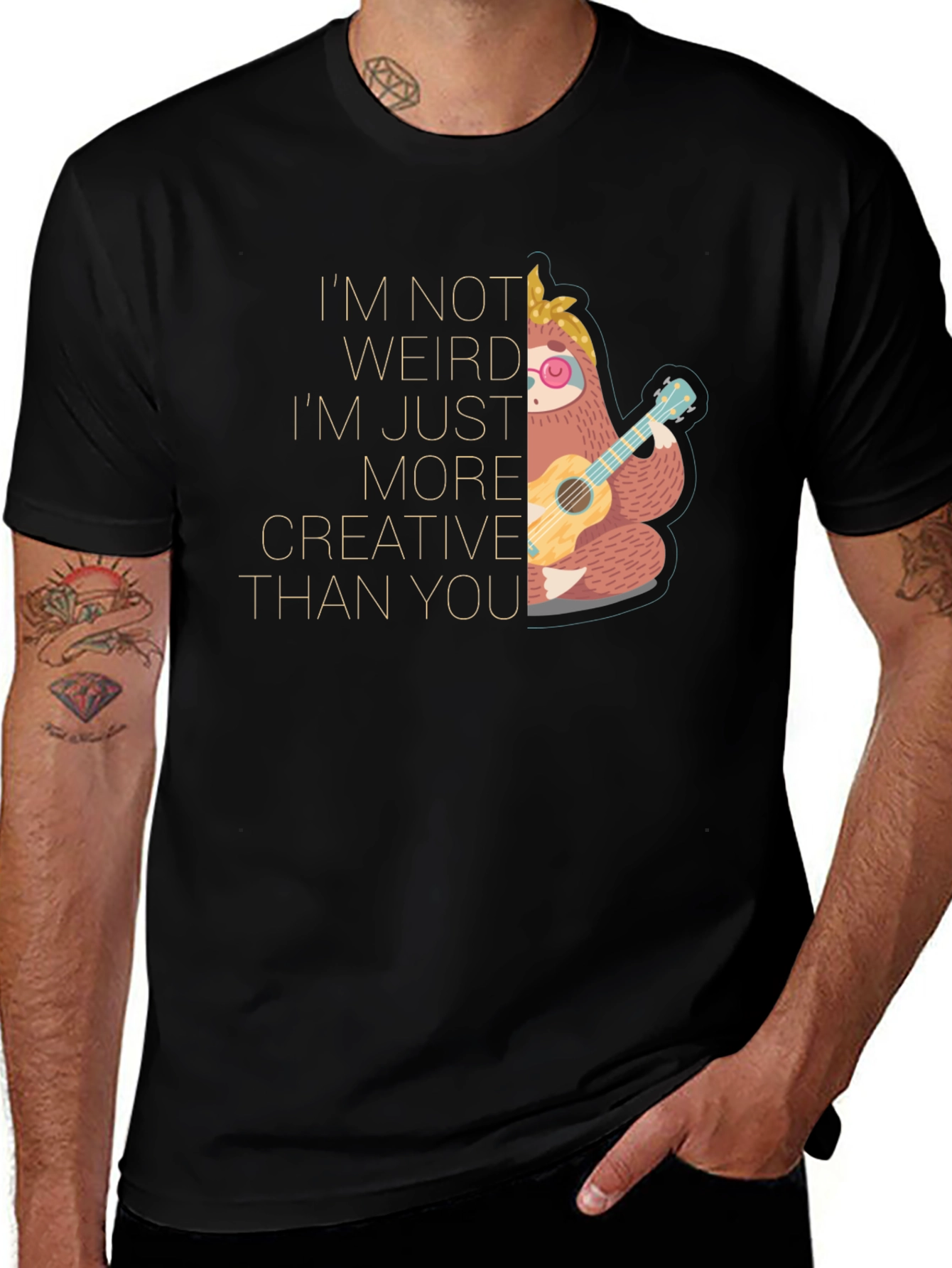 Variant 14 of Creative Sloth T-Shirt - Unique Graphic Tee