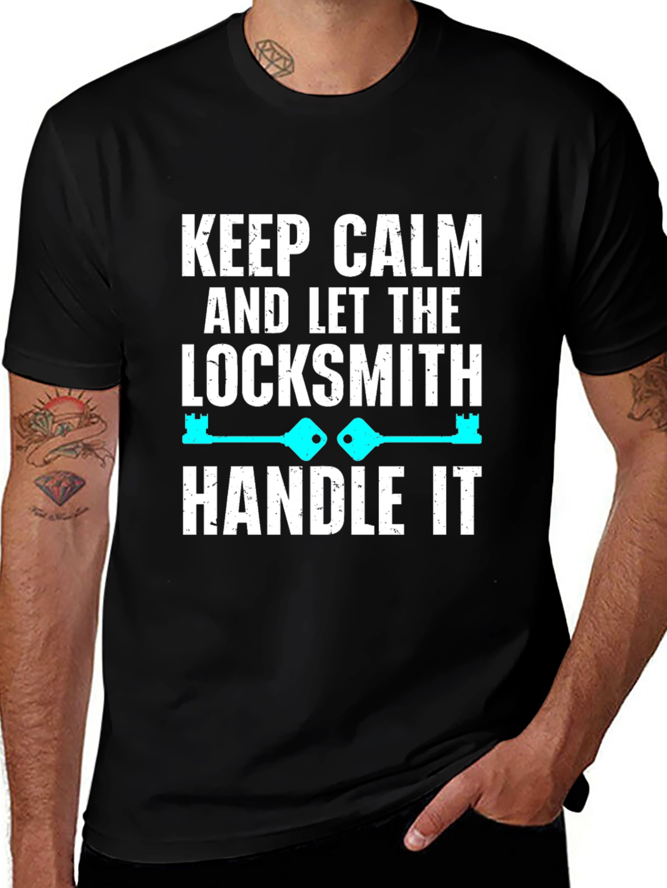 Variant 5 of Keep Calm Locksmith T-Shirt