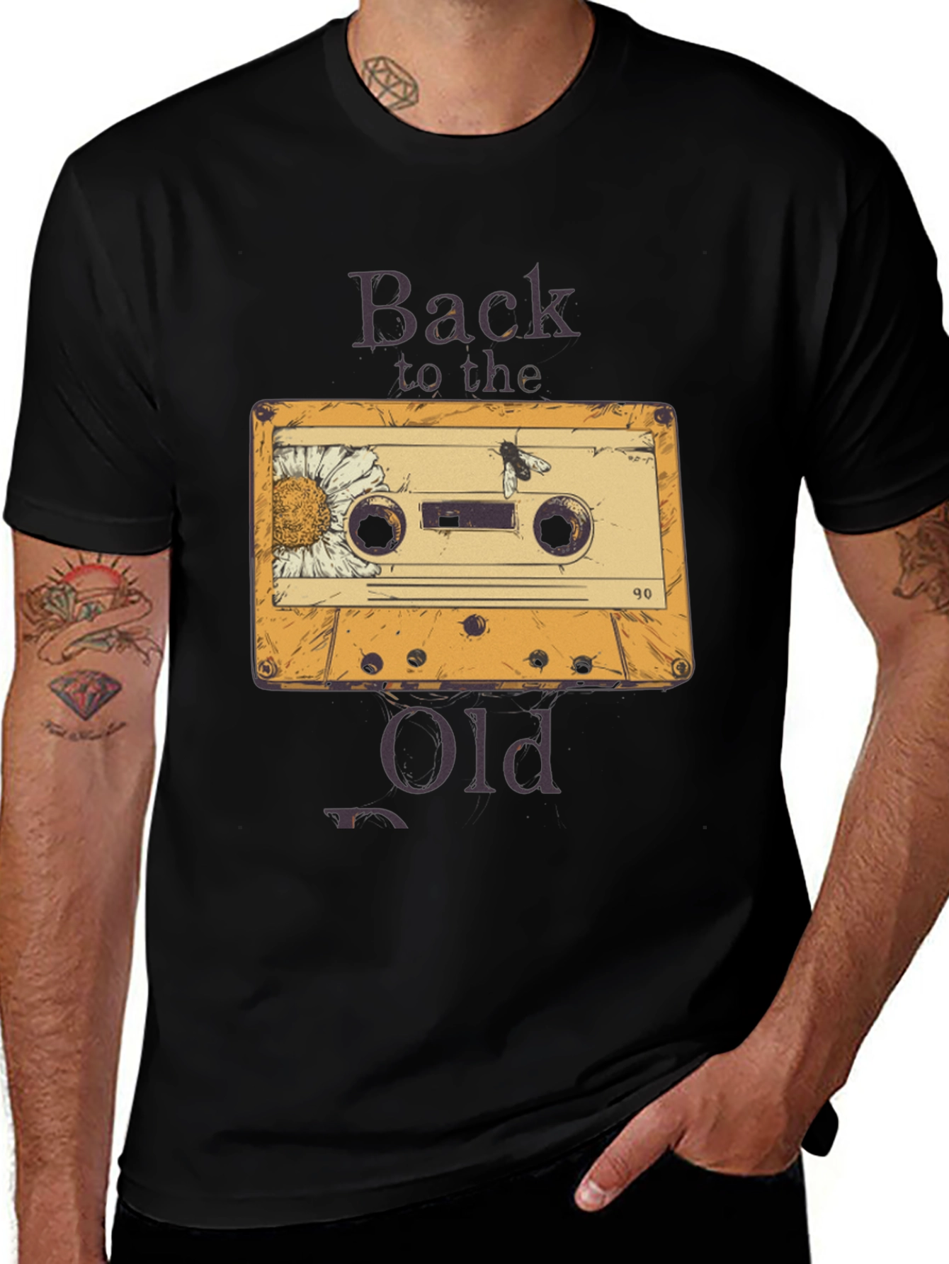 Variant 13 of Vintage Cassette Tape Graphic T-Shirt