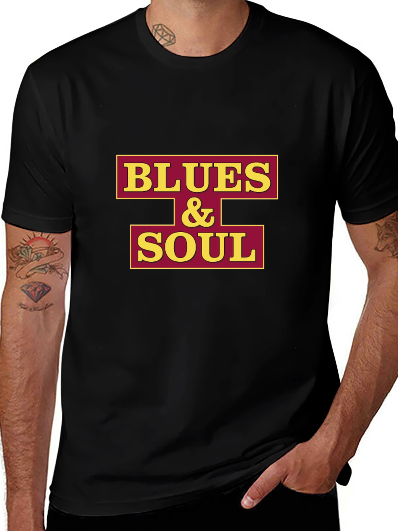 Blues & Soul Graphic Tee - Classic Music Shirt