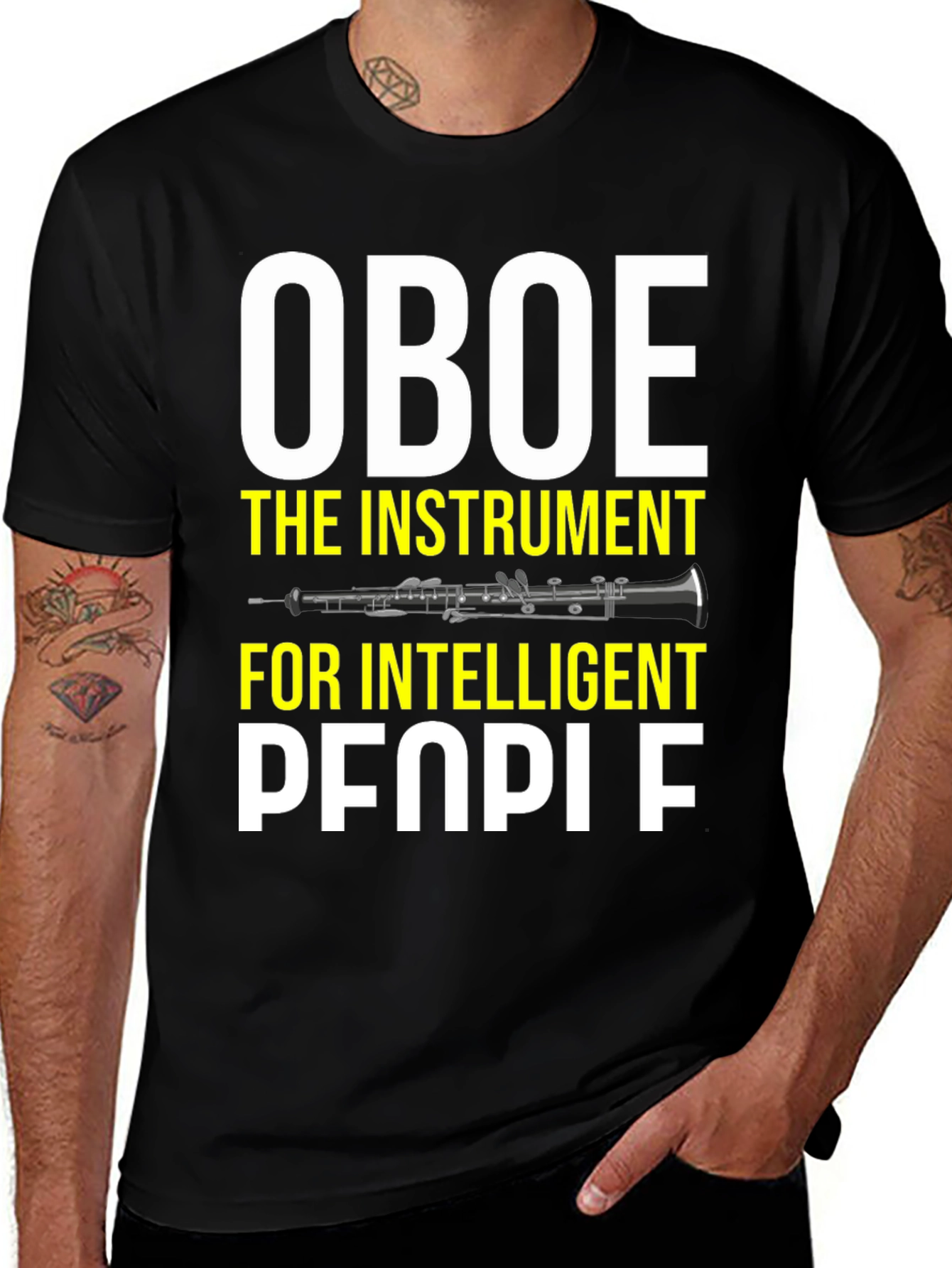 Oboe Player T-Shirt - Funny Intelligent People Tee