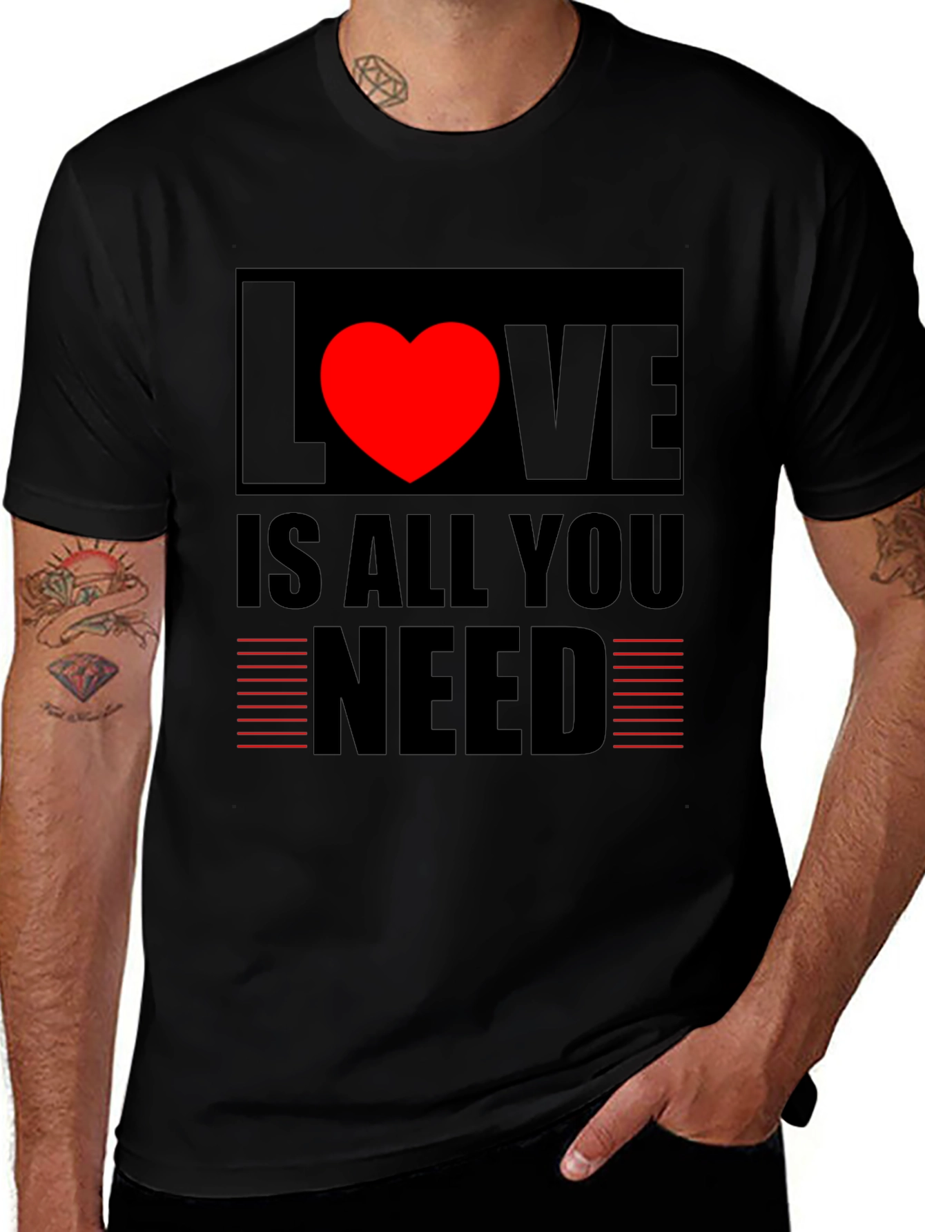 Variant 24 of Love is All You Need T-Shirt, Valentine's Gift