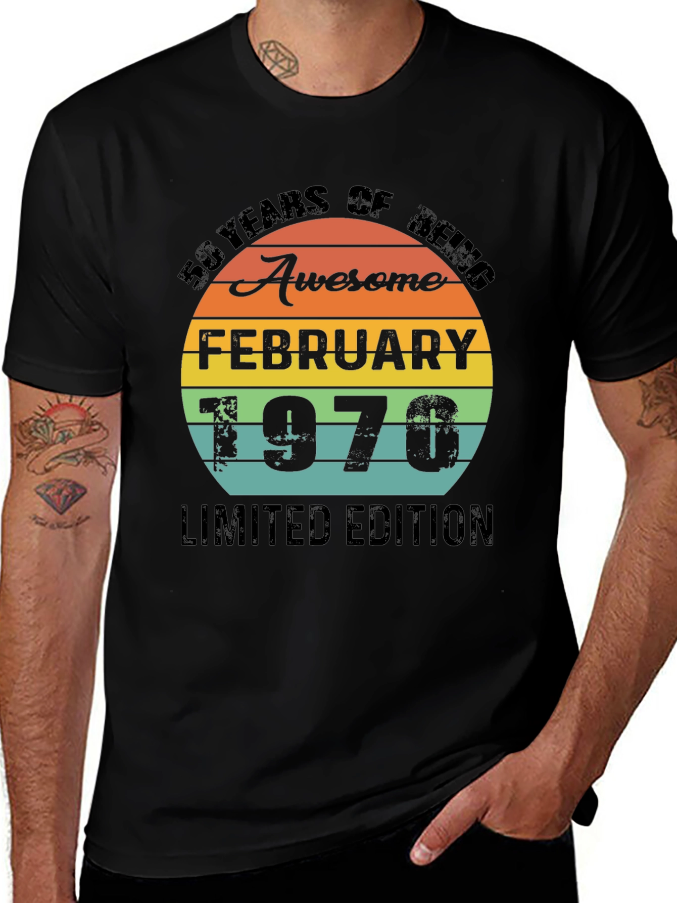 Variant 3 of Awesome February 1976 Limited Edition T-Shirt