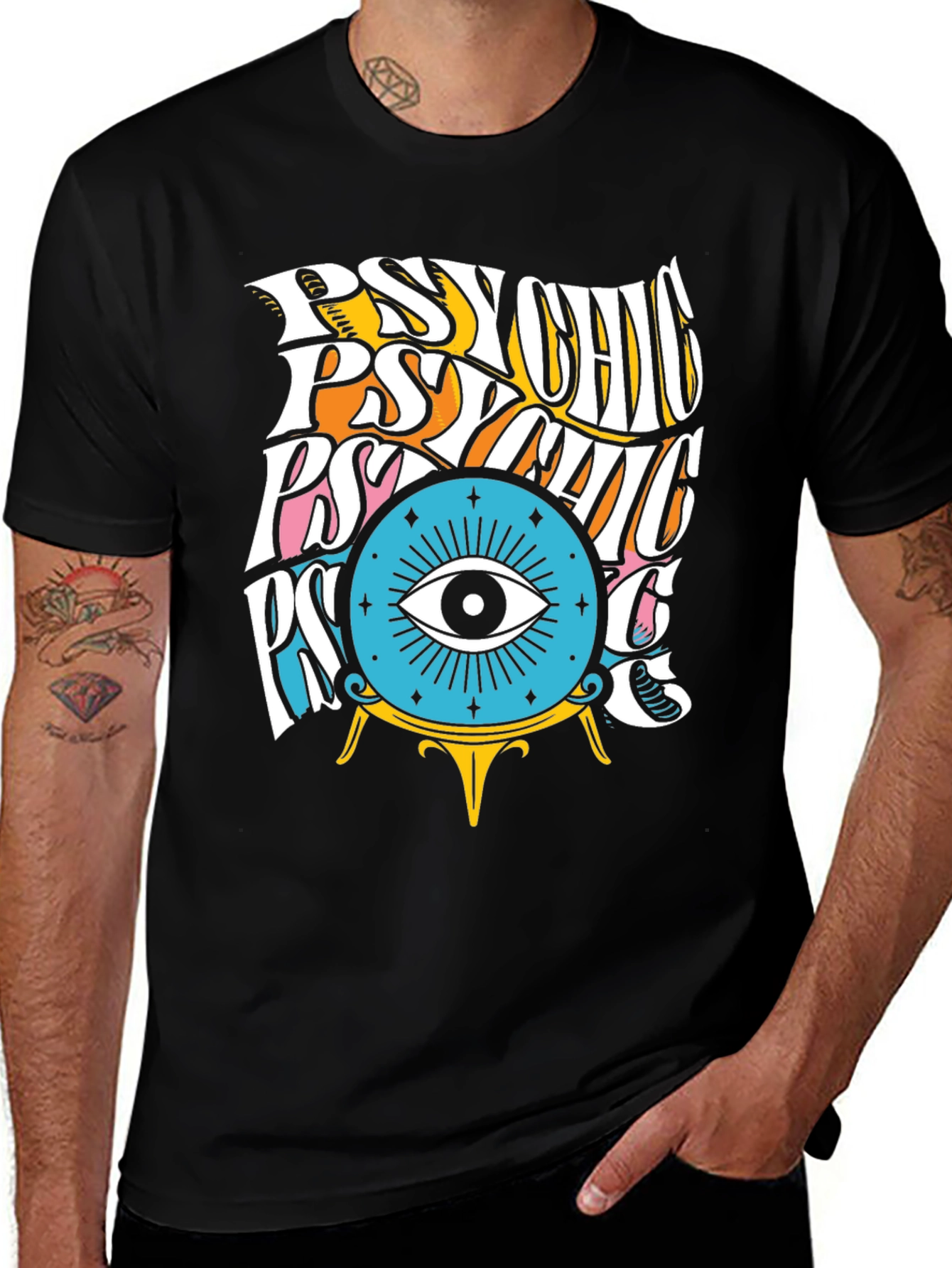 Variant 26 of Psychic Tee - Mystic Eye Design