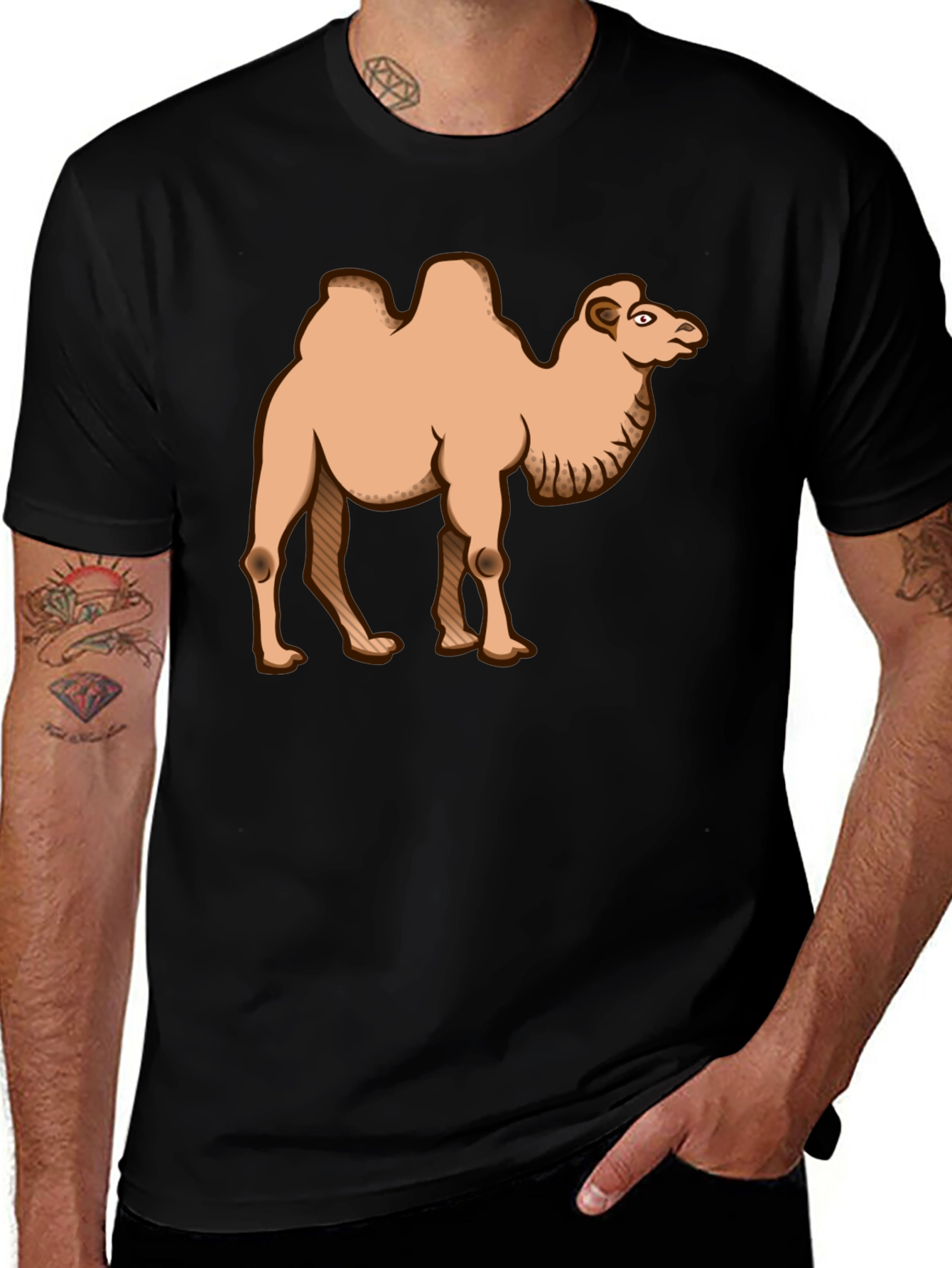 Variant 2 of Camel Graphic Tee - Desert Animal T-Shirt