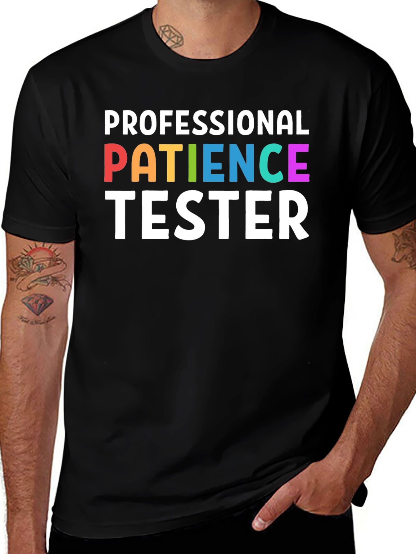 Variant 10 of Professional Patience Tester T-Shirt - Funny Job Tee