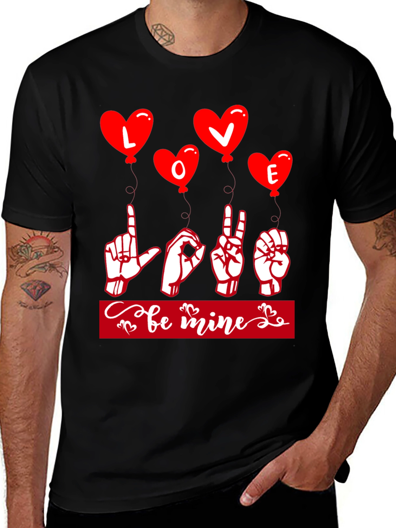Love Sign Language Valentine's Day T-Shirt