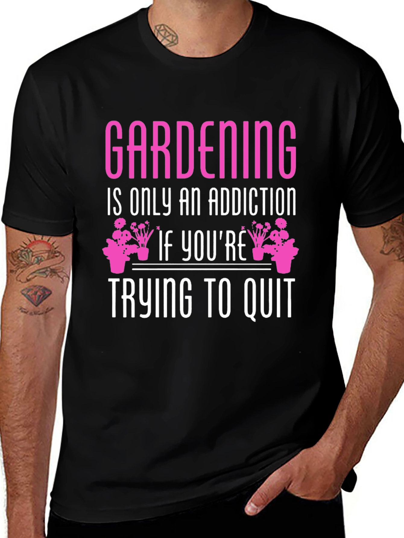 Variant 4 of Gardening Addiction Graphic Tee