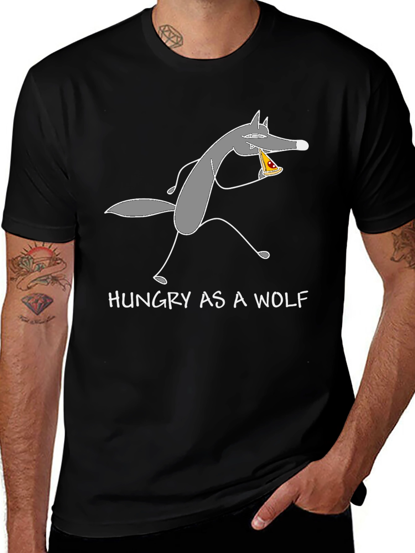 Variant 5 of Hungry Like the Wolf Graphic Tee