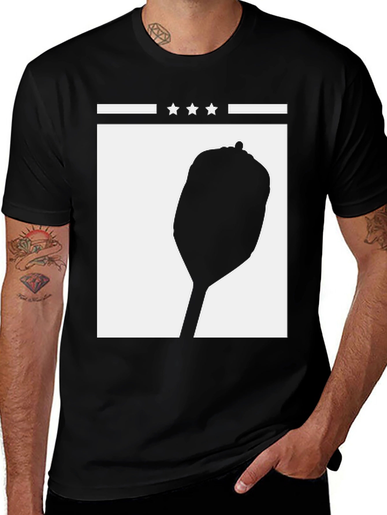 Variant 20 of Novelty Silhouette Graphic T-Shirt