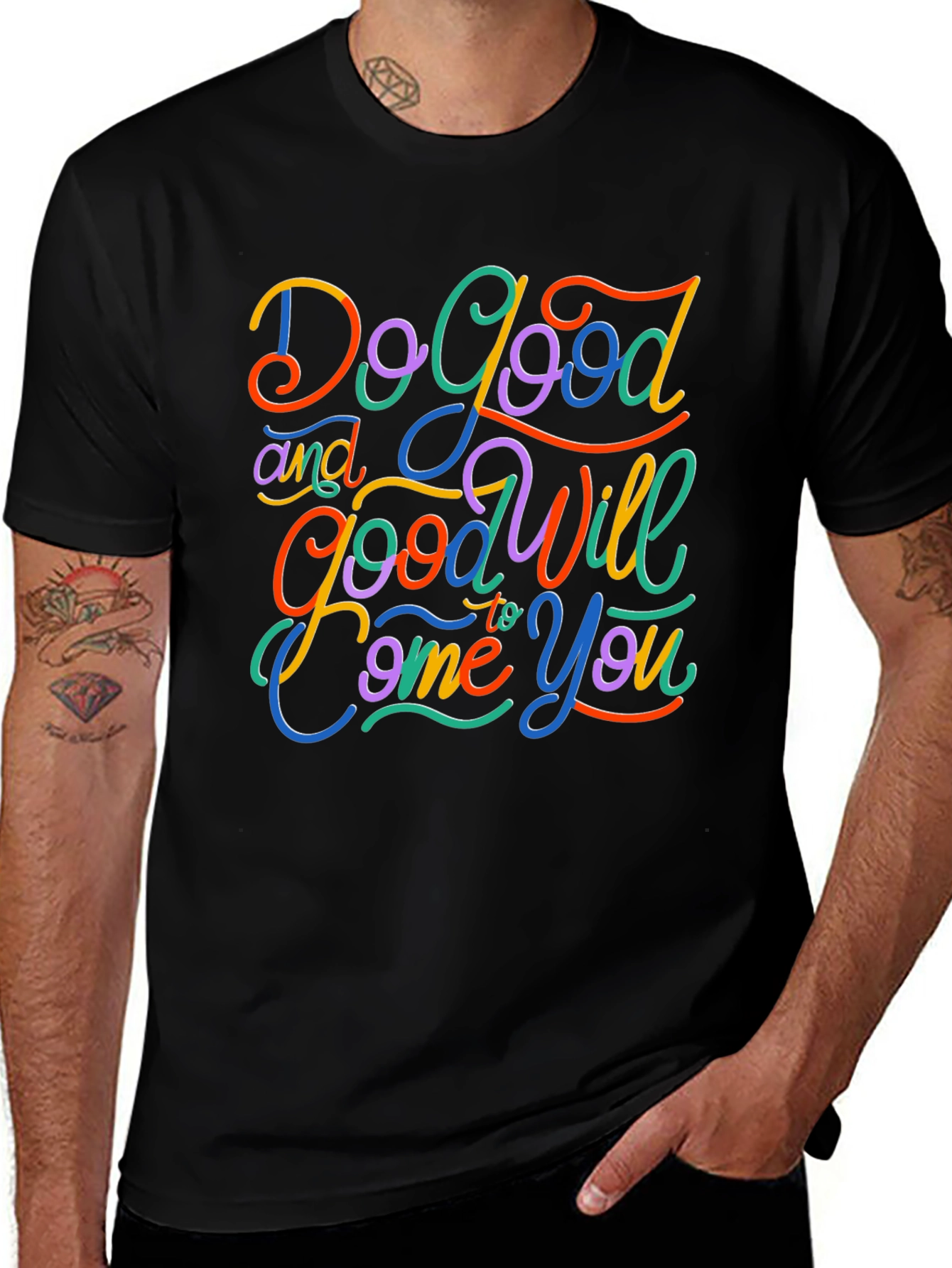 Variant 13 of Do Good Graphic Tee - Stylish Positive Message T-Shirt