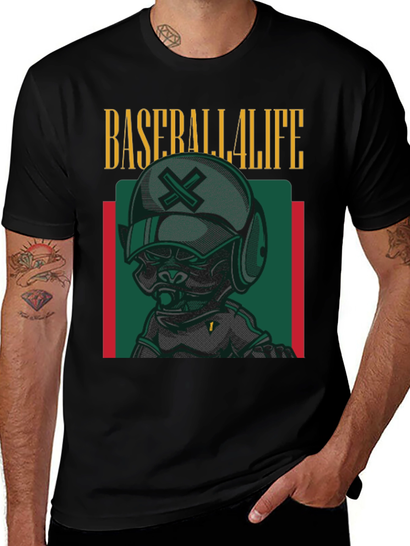 Variant 9 of Baseball 4 Life Graphic T-Shirt