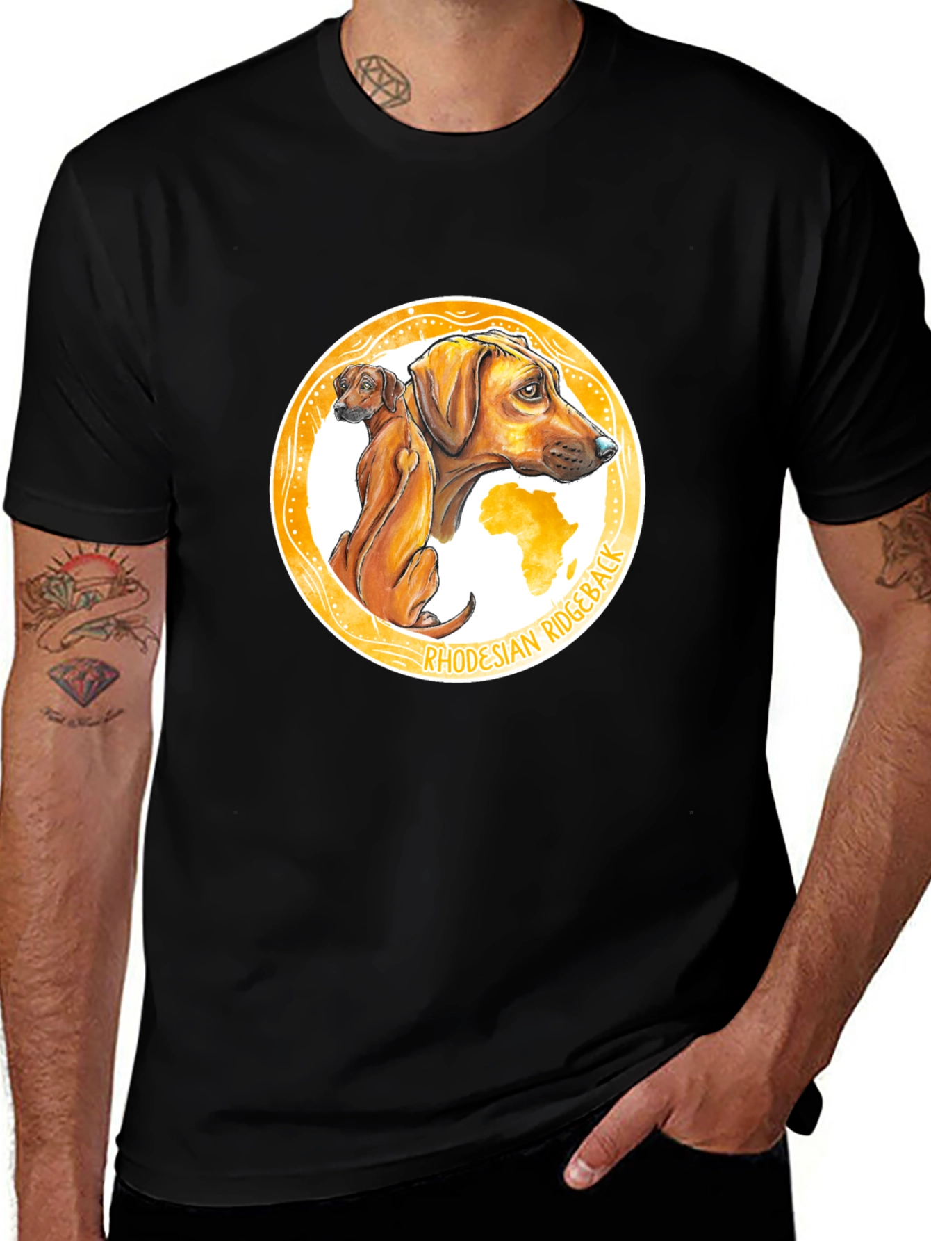 Rhodesian Ridgeback T-Shirt, Dog Breed Tee