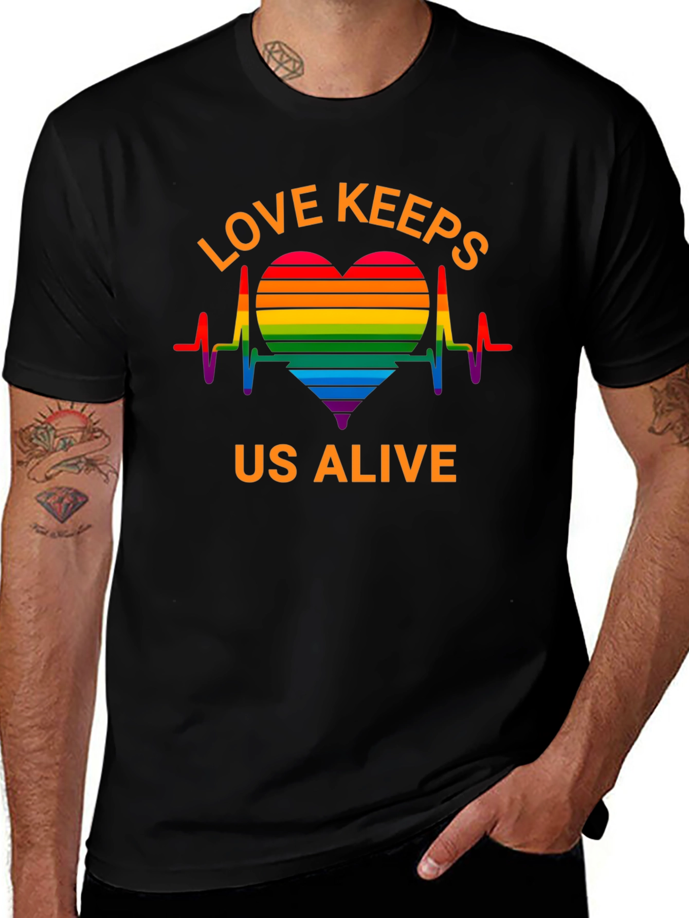 Love Keeps Us Alive Pride T-Shirt