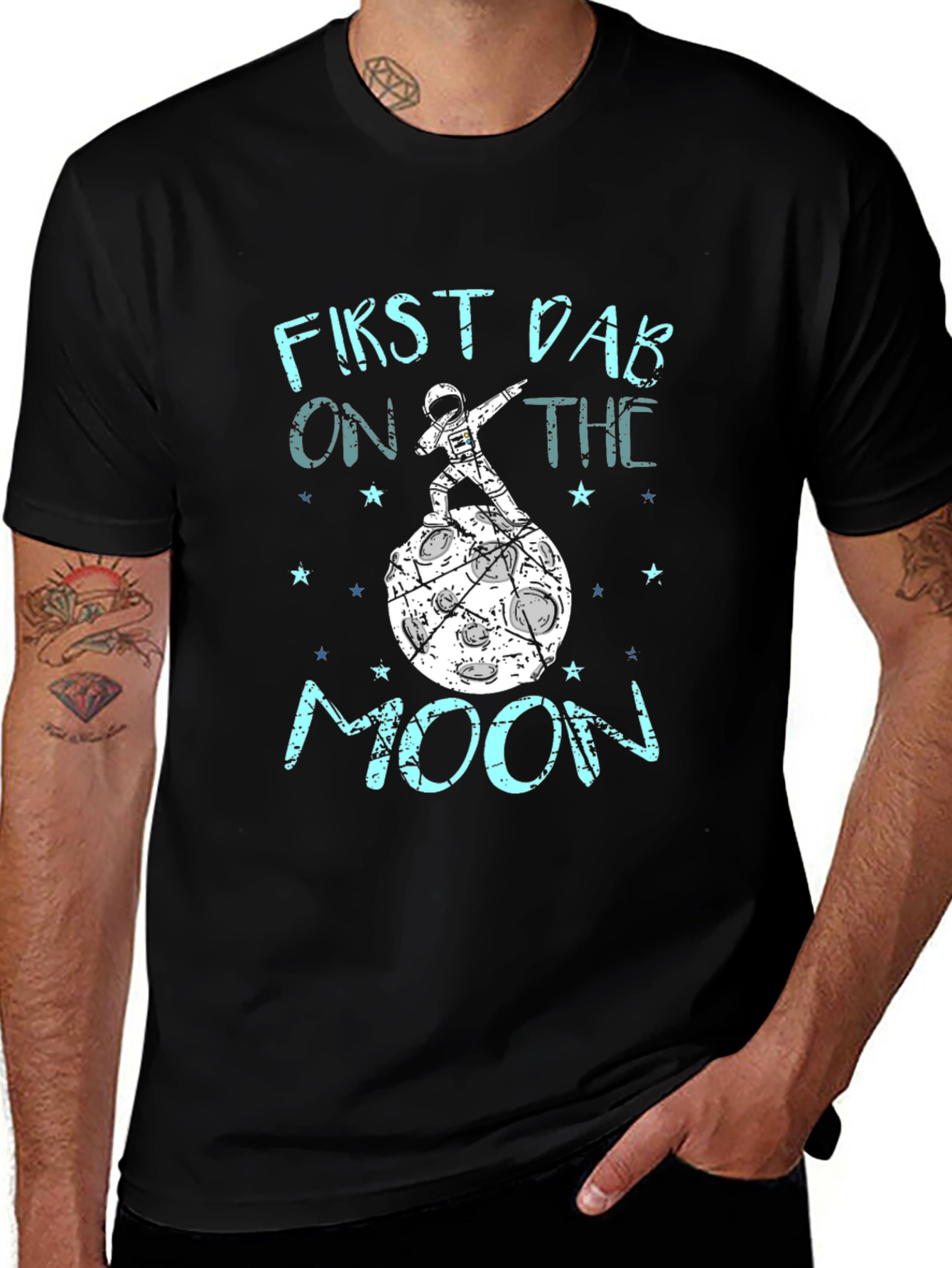 First Dab on the Moon Graphic T-Shirt