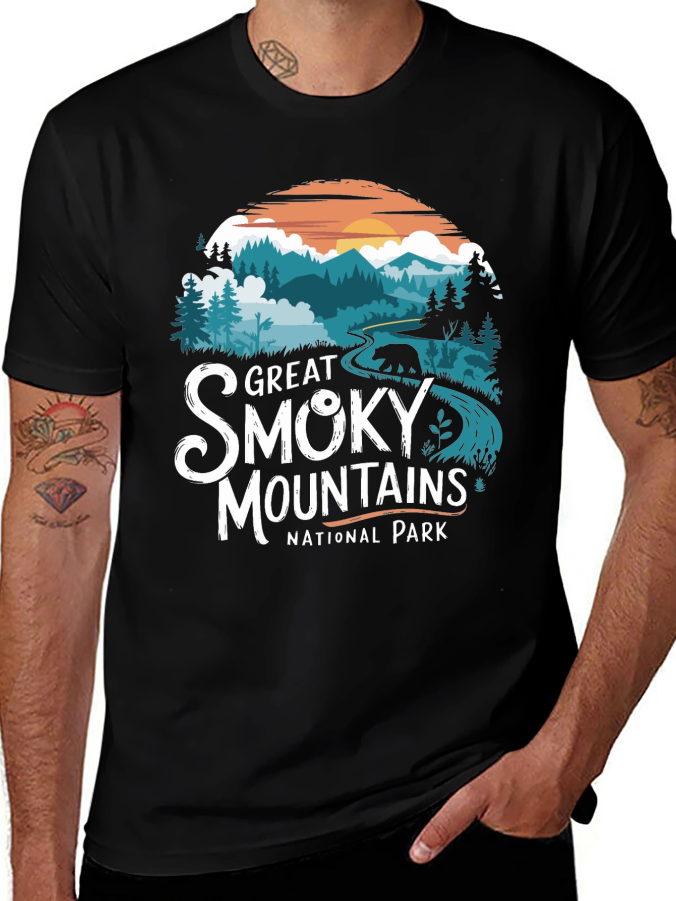 Variant 10 of Great Smoky Mountains National Park T-Shirt
