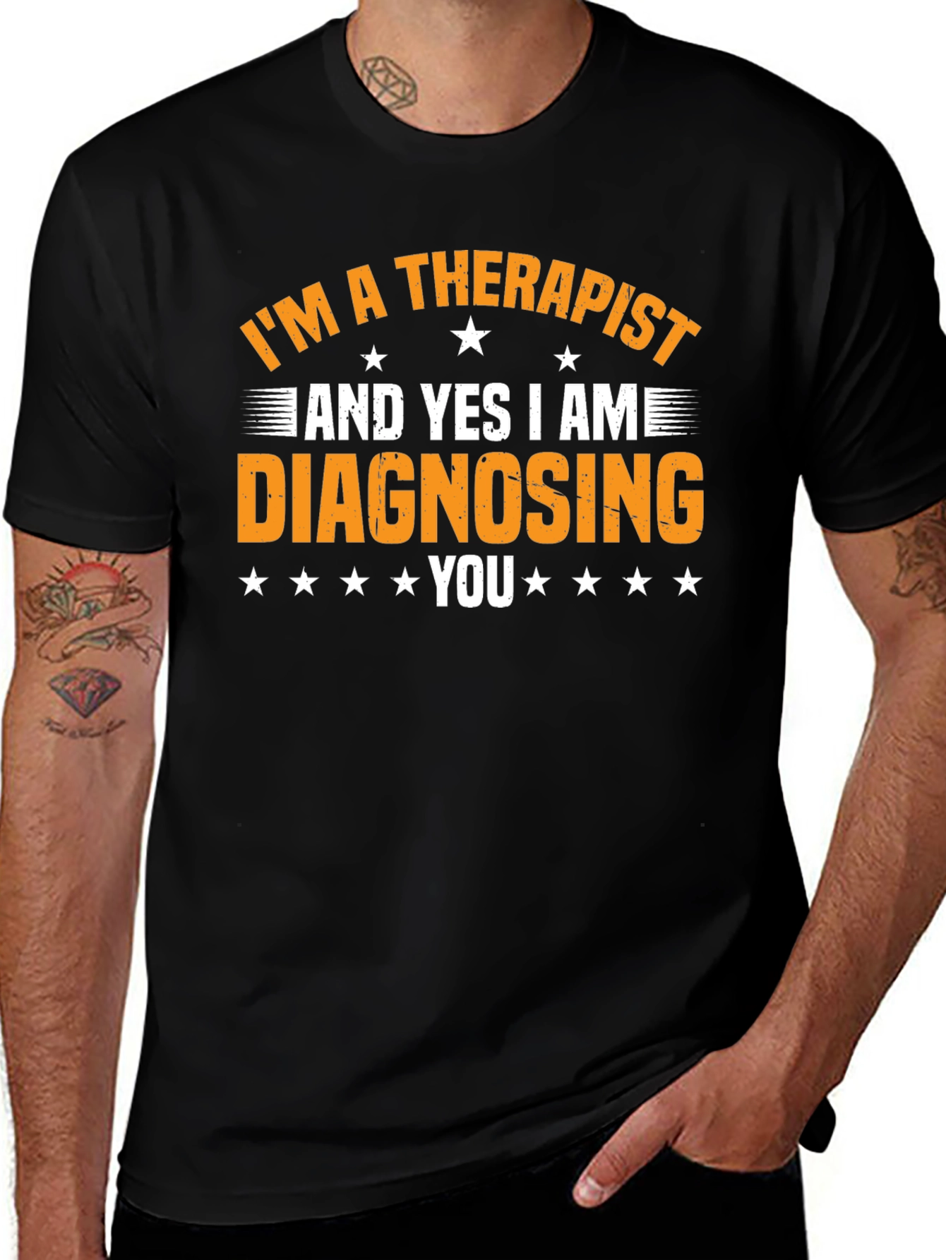 Variant 15 of Therapist Diagnosing Funny Graphic Tee