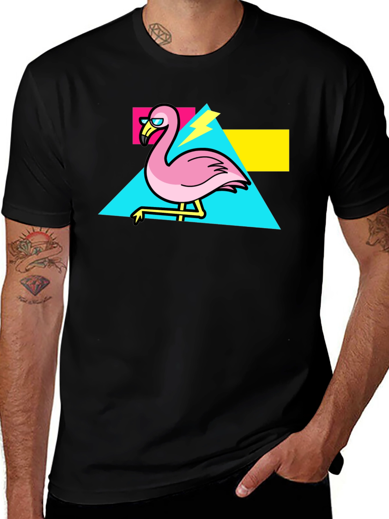 Variant 22 of Retro Flamingo T-Shirt