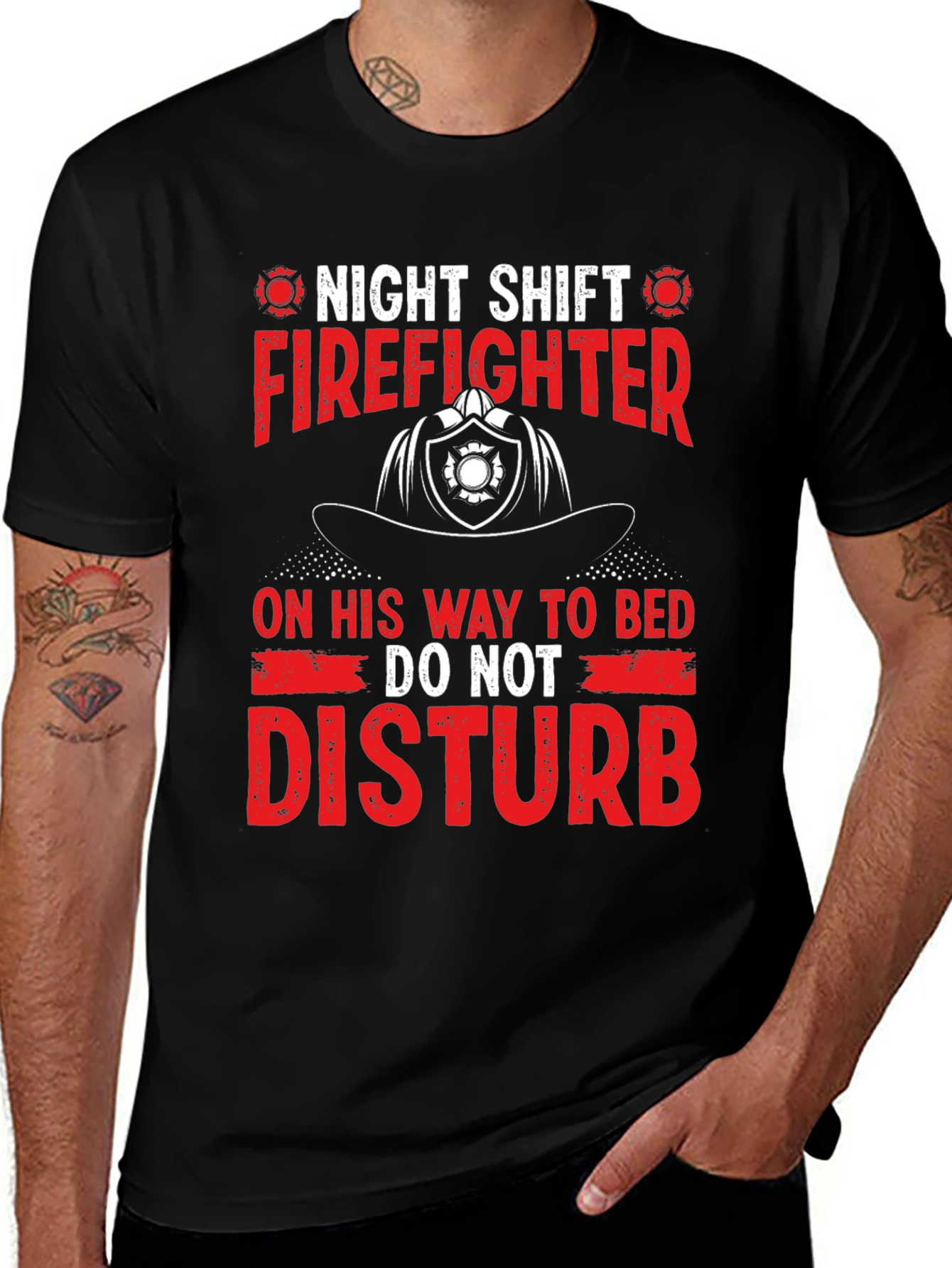 Night Shift Firefighter T-Shirt - Do Not Disturb
