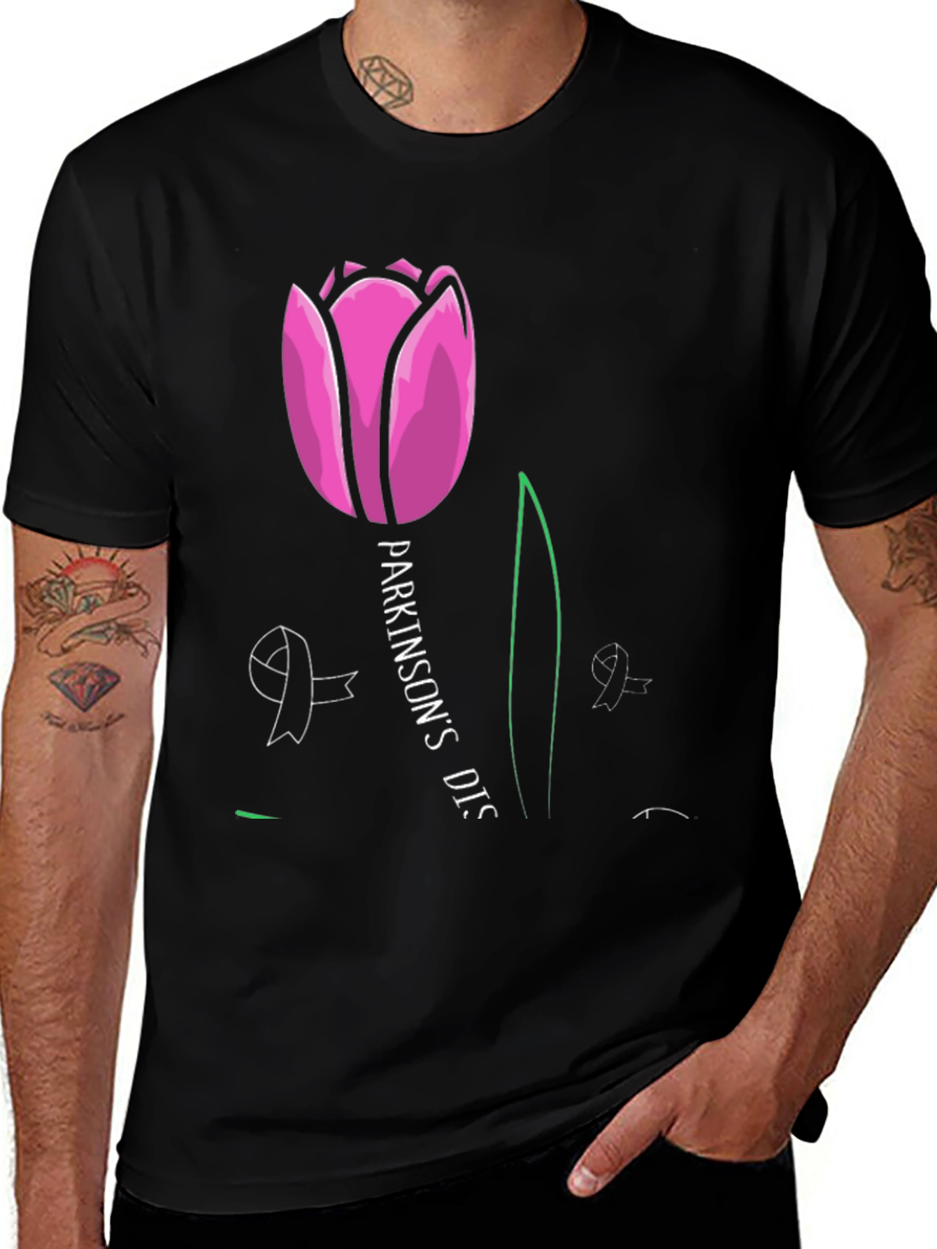 Parkinson's Disease Awareness Tulip T-Shirt