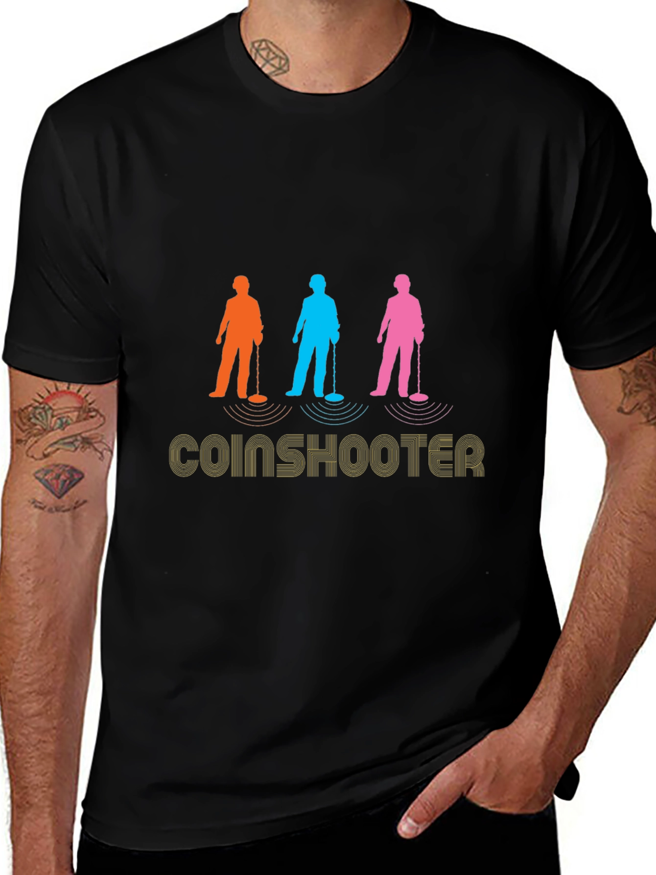 Variant 9 of Coinshooter T-Shirt - Metal Detecting Tee