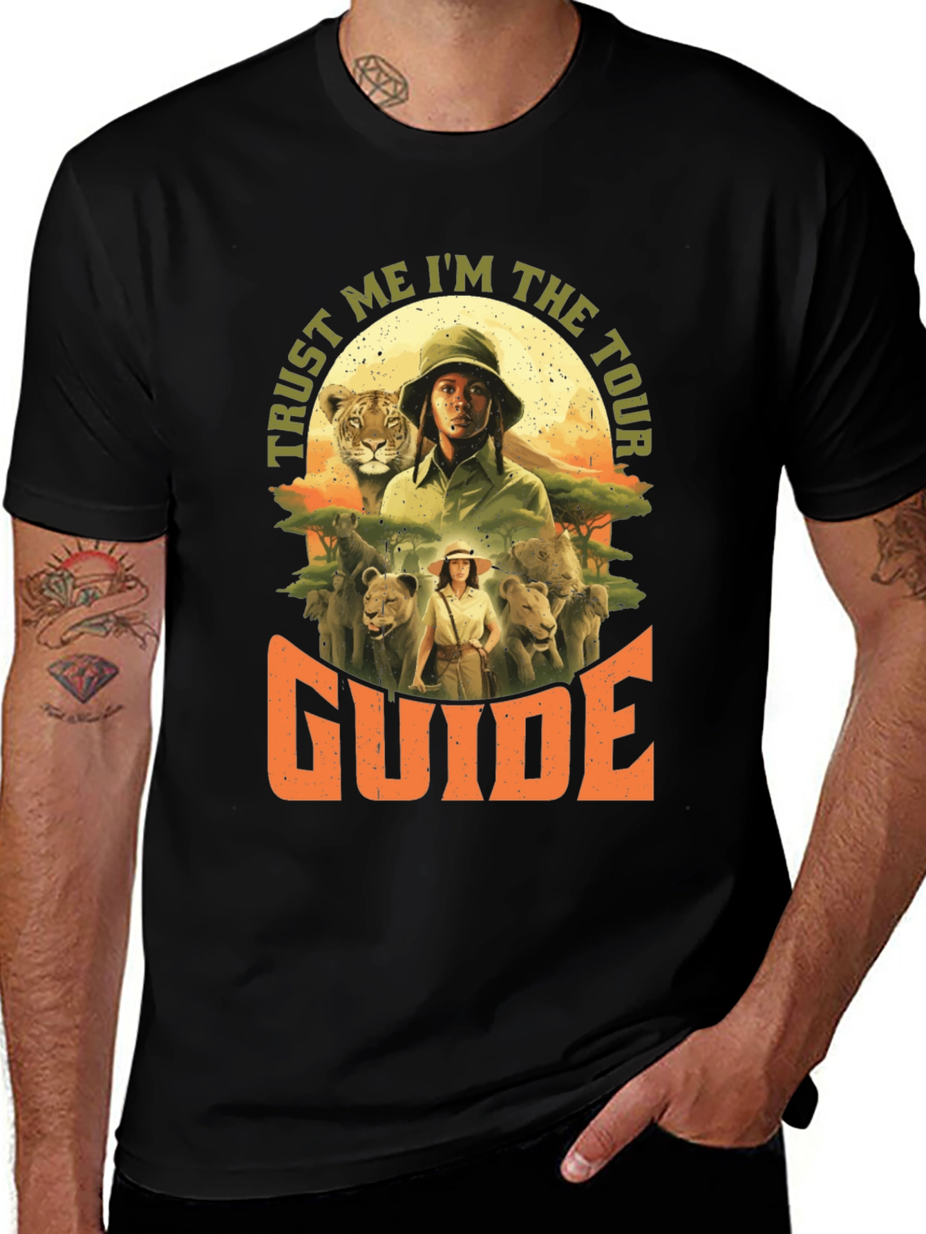 Variant 29 of Safari Tour Guide T-Shirt - Adventure Apparel