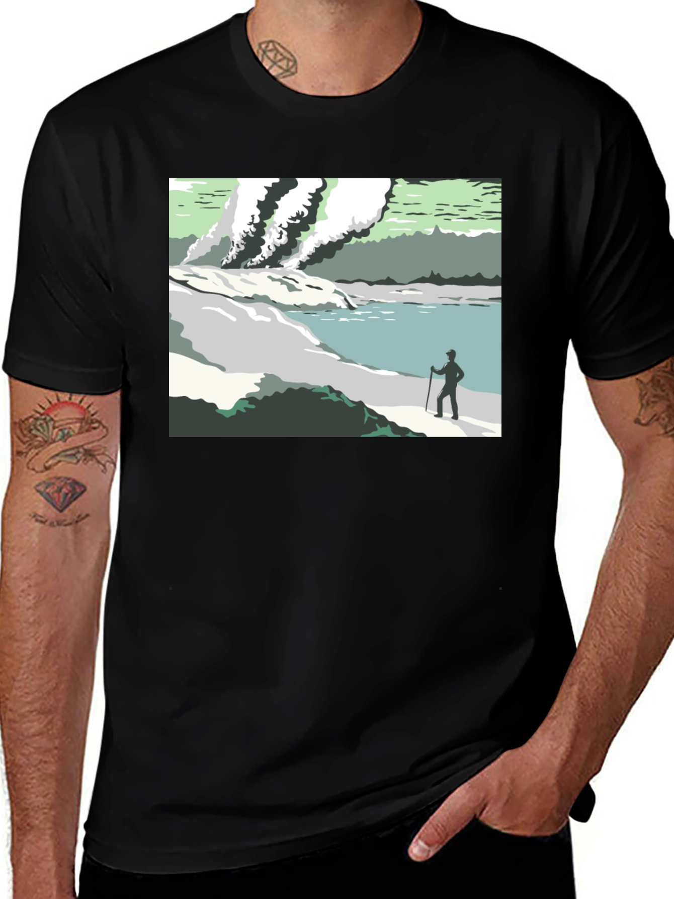Variant 24 of Scenic Landscape Graphic Tee