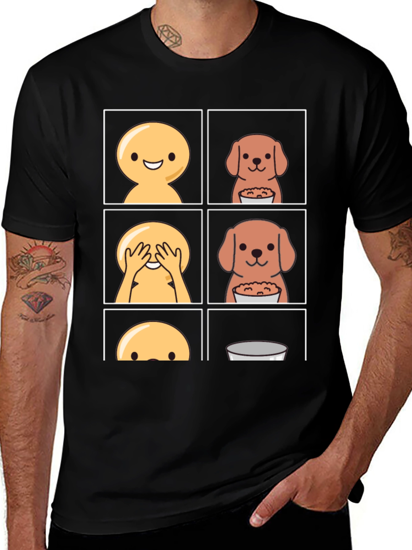 Variant 22 of Peekaboo Dog Lover T-Shirt