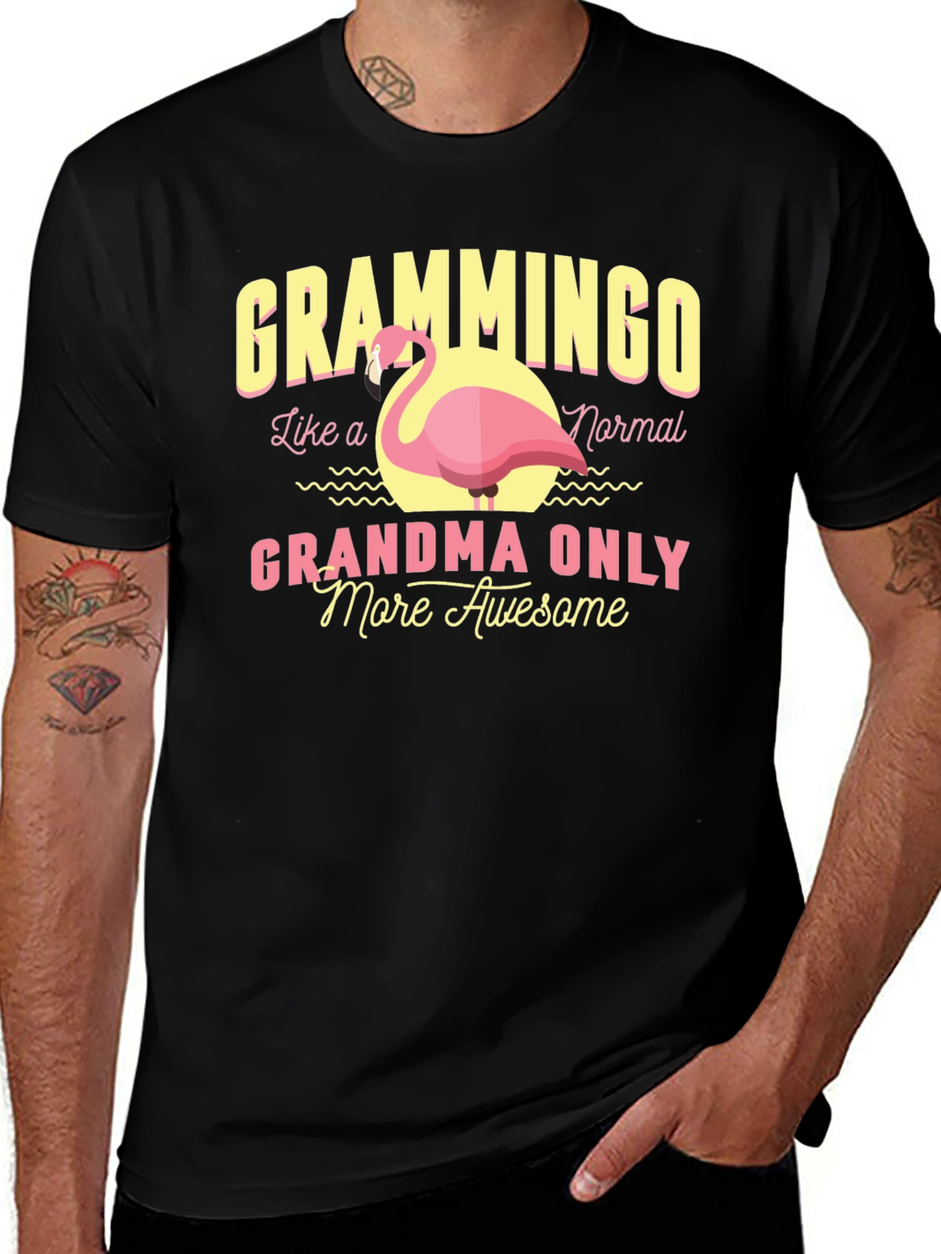 Variant 5 of Grammingo Grandma T-Shirt - Black
